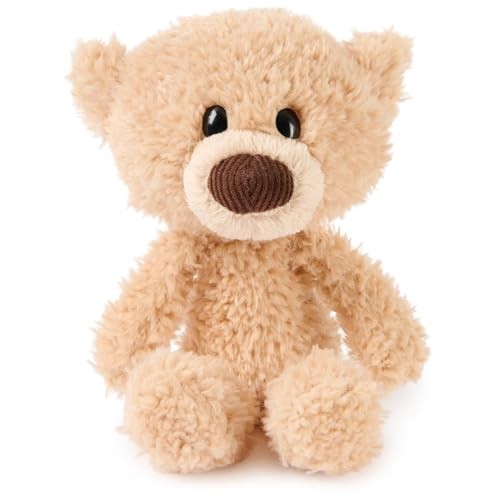 GUND Toothpick Teddy Bear – Forever Friends Littles Plush, Beige, 7″, Ages 1+