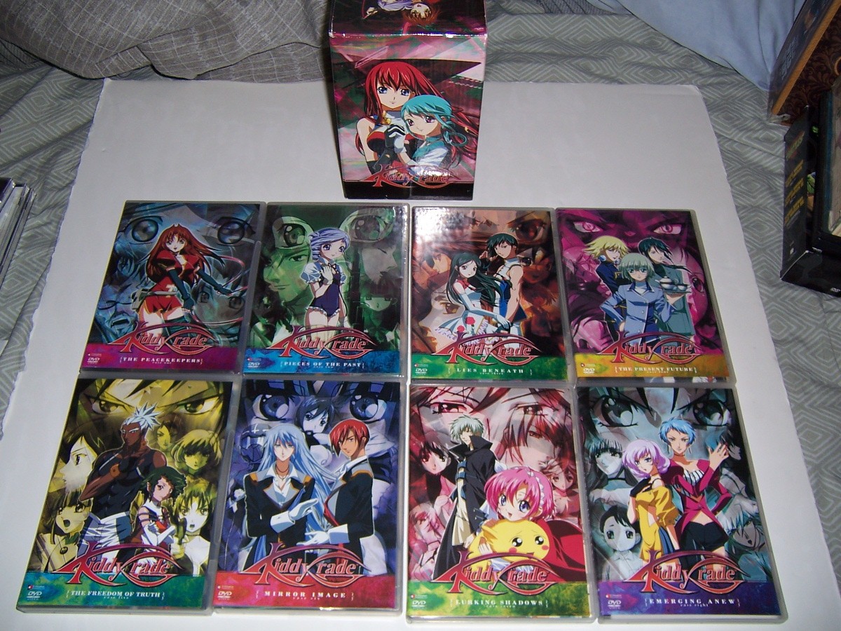 Kiddy Krade Complete Anime Series DVD Box Set 1 2 3 4 5 6 7 8 – Used Large Box