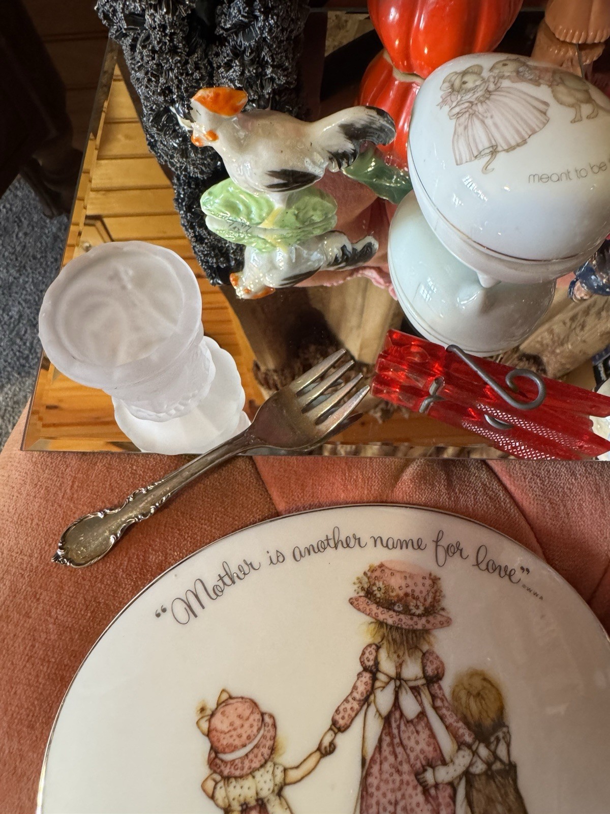 Vintage Junk Drawer Lot Of Figurines, Trinket Boxes, Collectibles Free Shipping