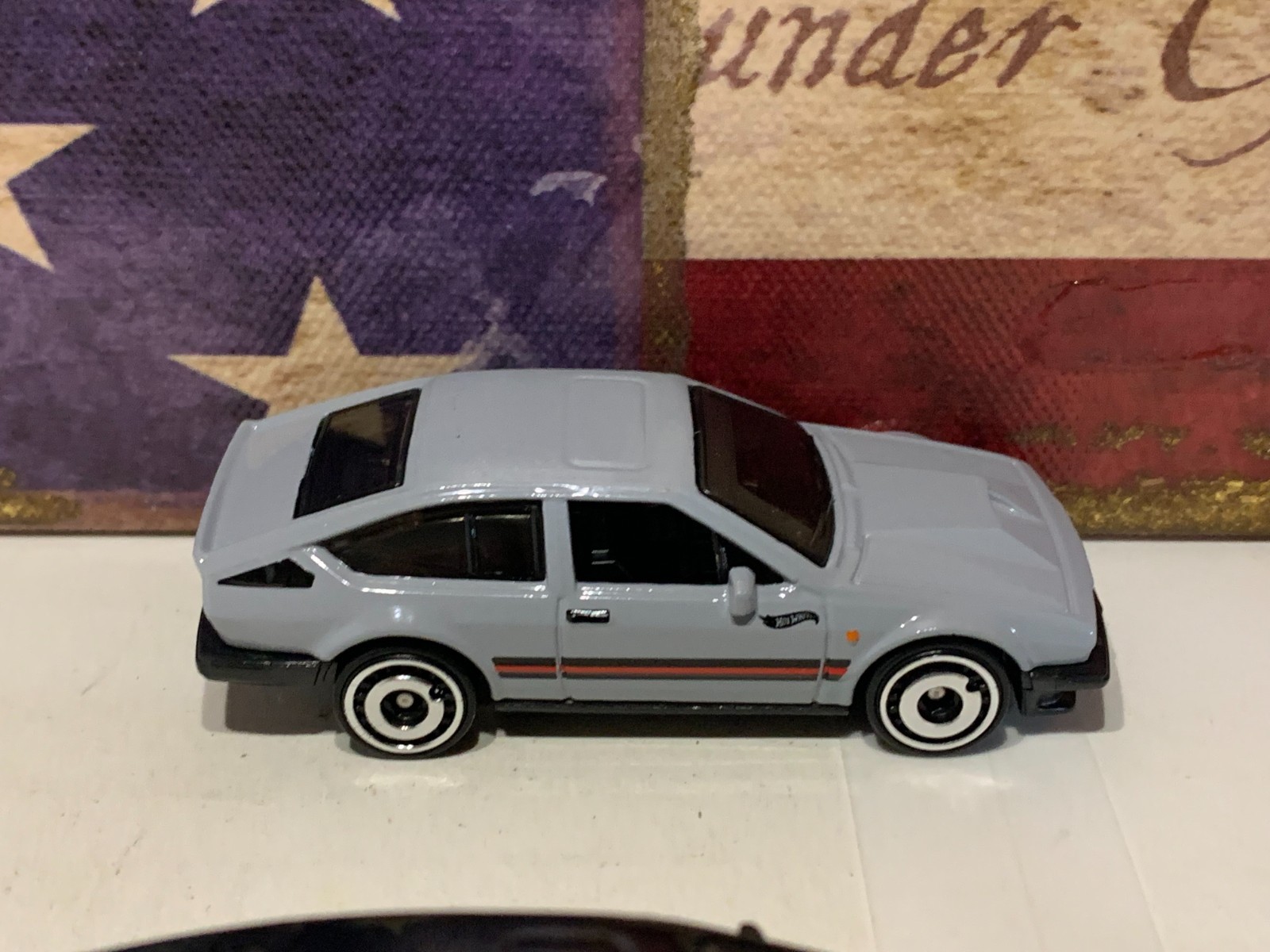 HOT WHEELS ALFA ROMEO GTV6 3.0 X2. 2024 RED EDITION BLACK & LITE GRAY