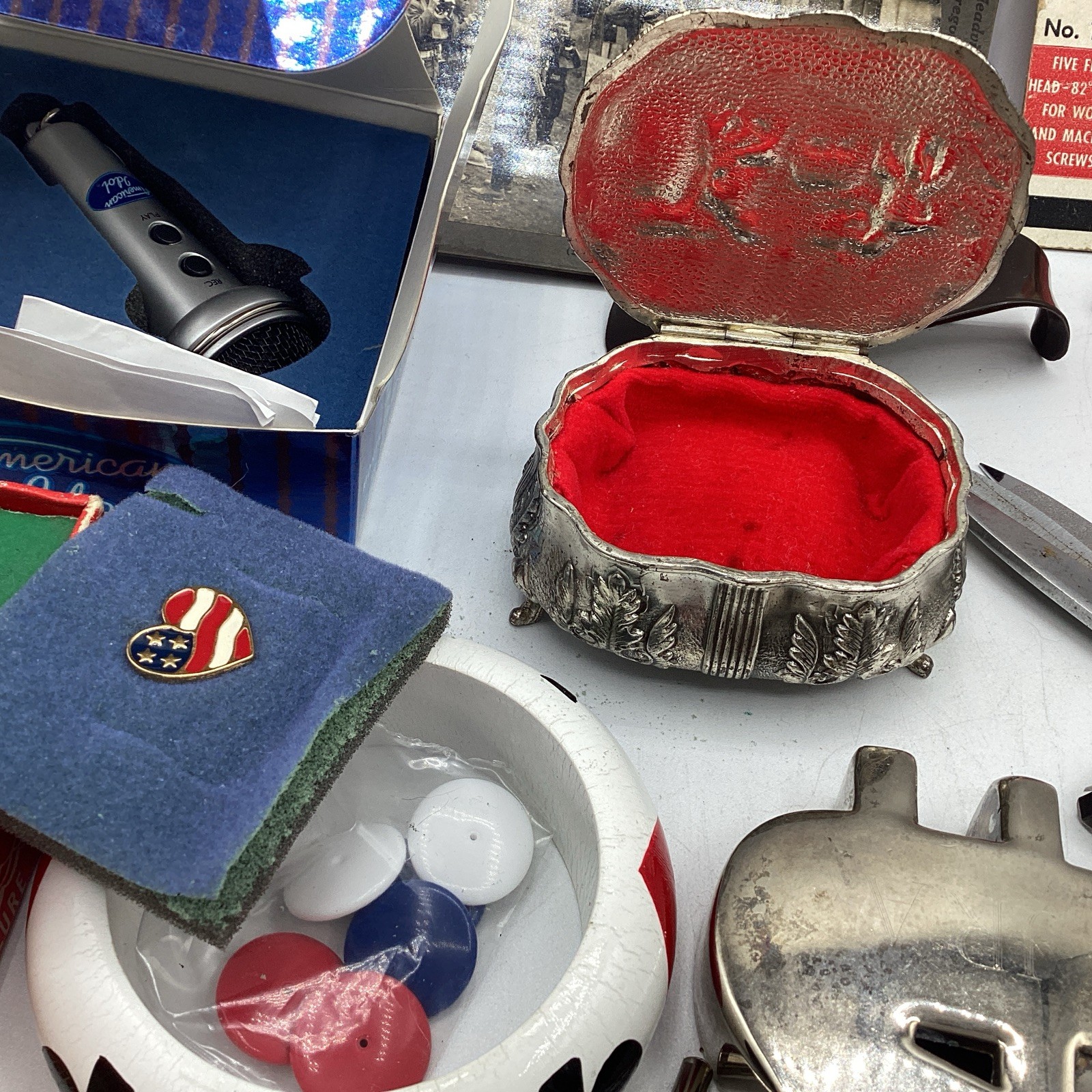 Junk Drawer Vintage Mix Jewlery Knife Lure Zippo Tools
