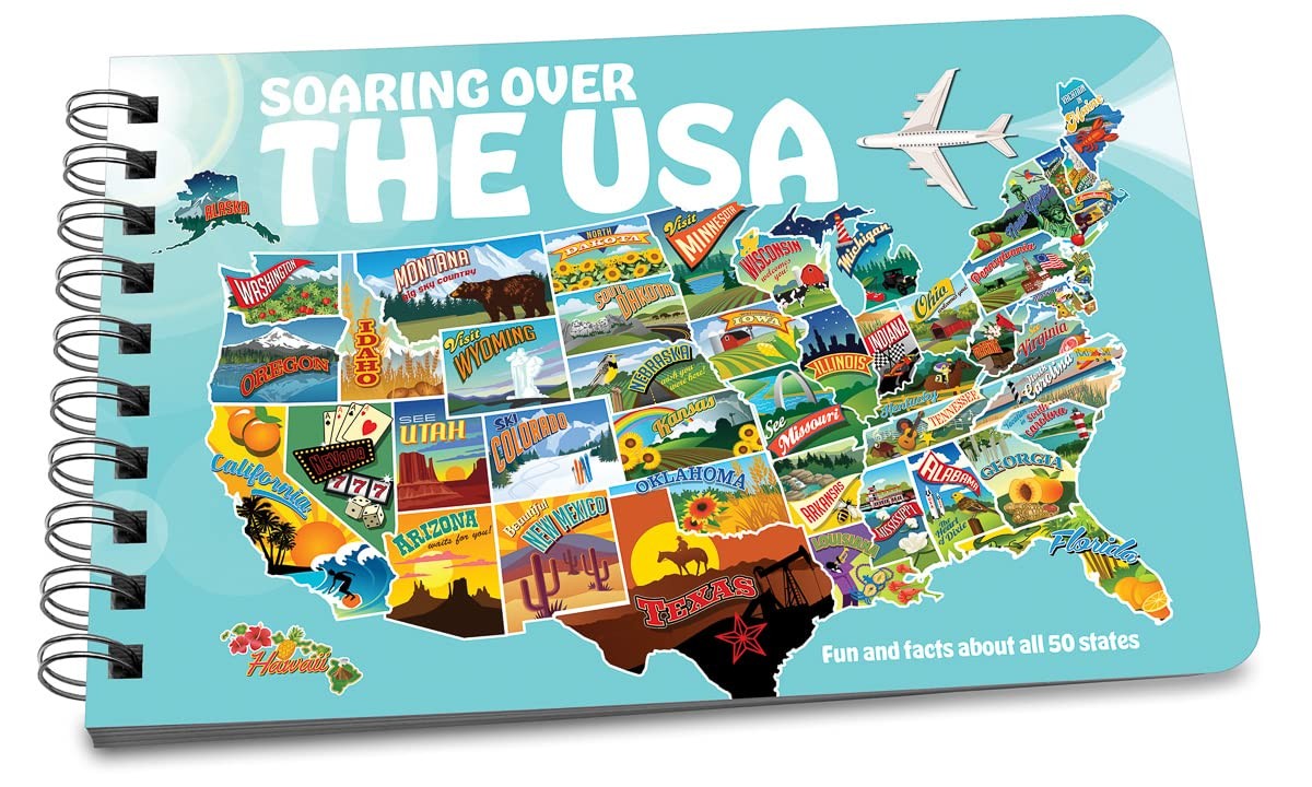 Papersalt USA Fun Facts About United States White 58 pages 5 x Standard Family