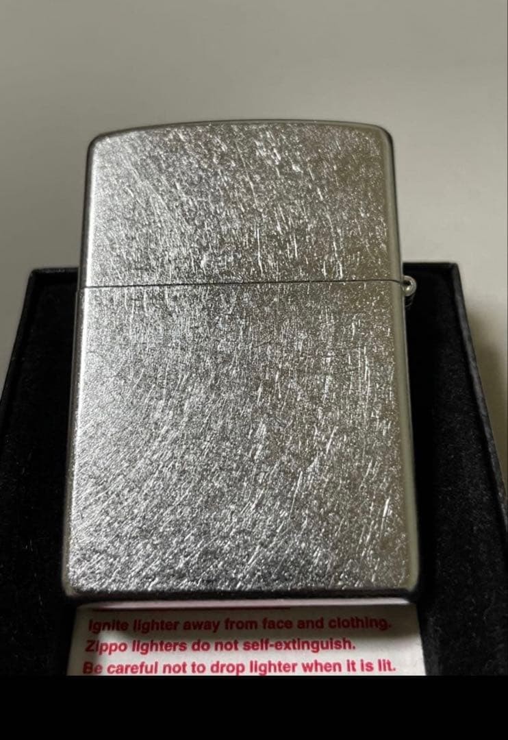 Zippo NAVY metal letter pasted, antique processing, made in 2006, rare item,