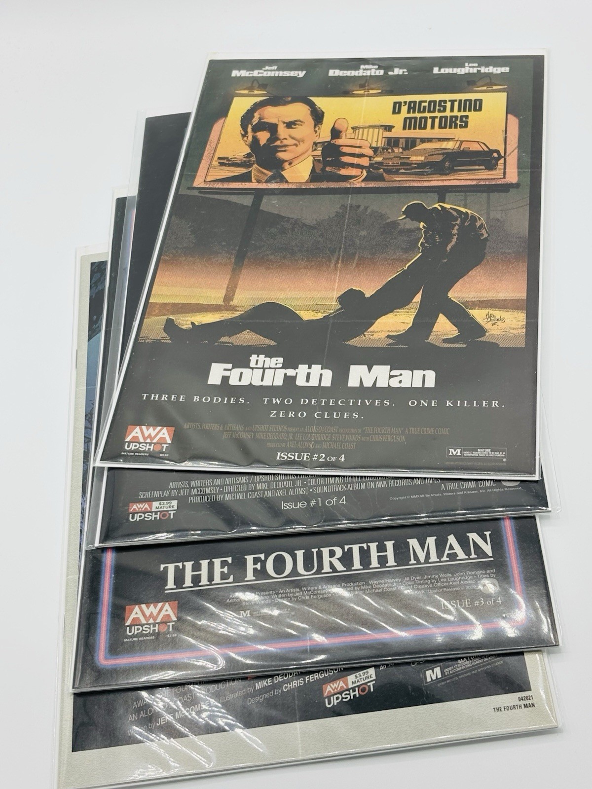 Fourth Man #1 2 3 4 Set AWA Upshot Comics 2022 Lot of 4