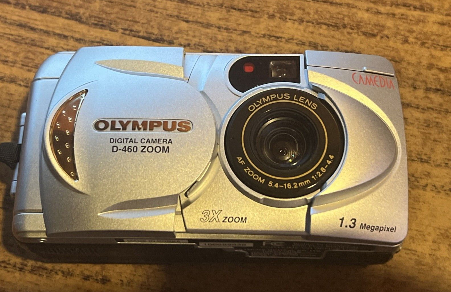 Junk Drawer Olympus D-460 Zoom Silver 1.3 Mega Pixel Digital Camera – 3x Optical