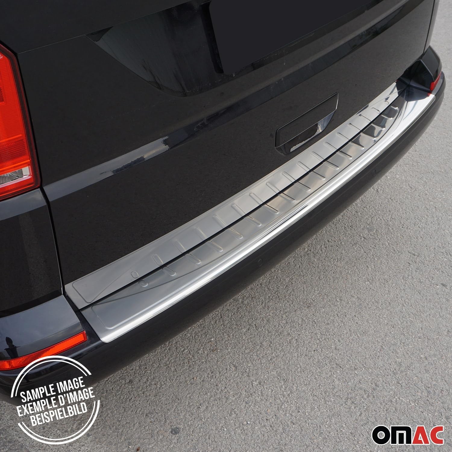OMAC Rear Bumper Sill Cover for BMW X5 F15 2014-2018 – Stainless Steel Pol