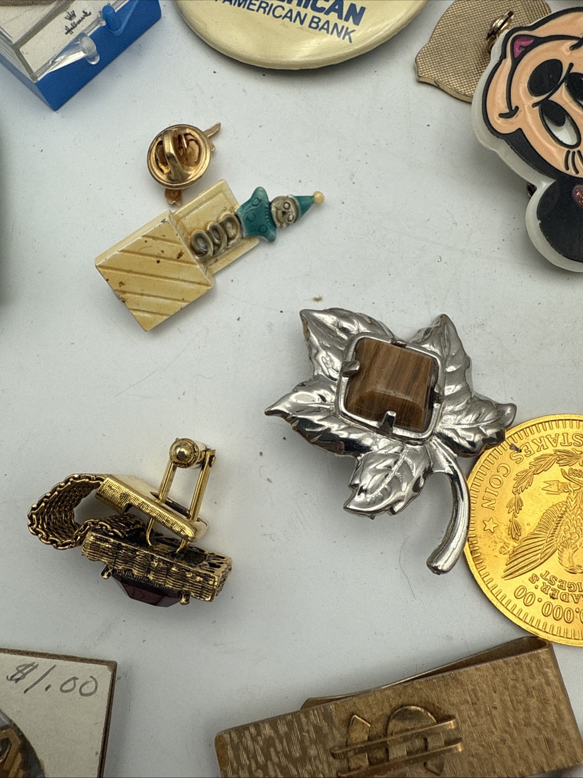 Junk Drawer Lot Of Vintage Misc. Odds & Ends Jewelry, Collectibles and more