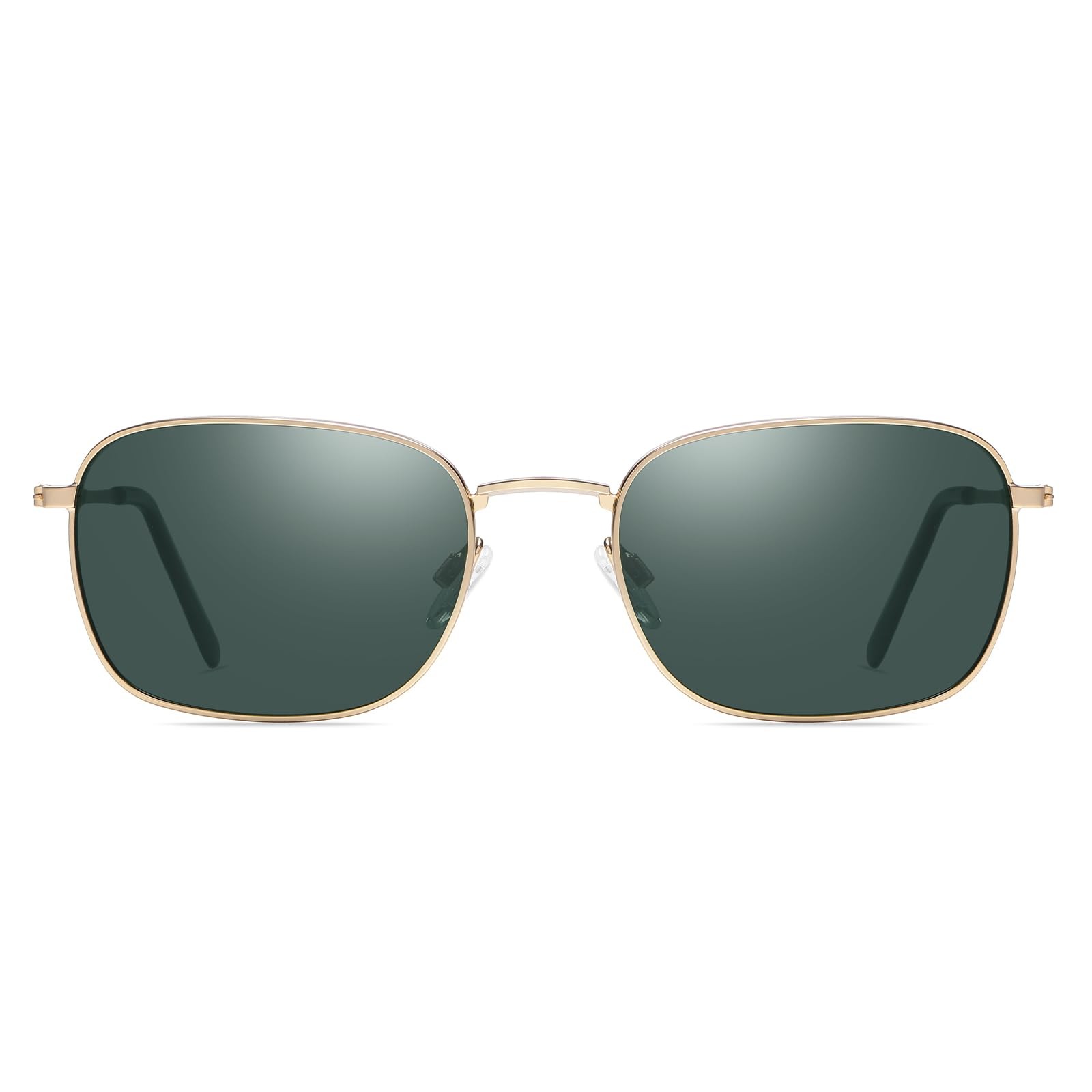 DUCO Square Polarized Sunglasses DC3038, UV400 Retro Shades