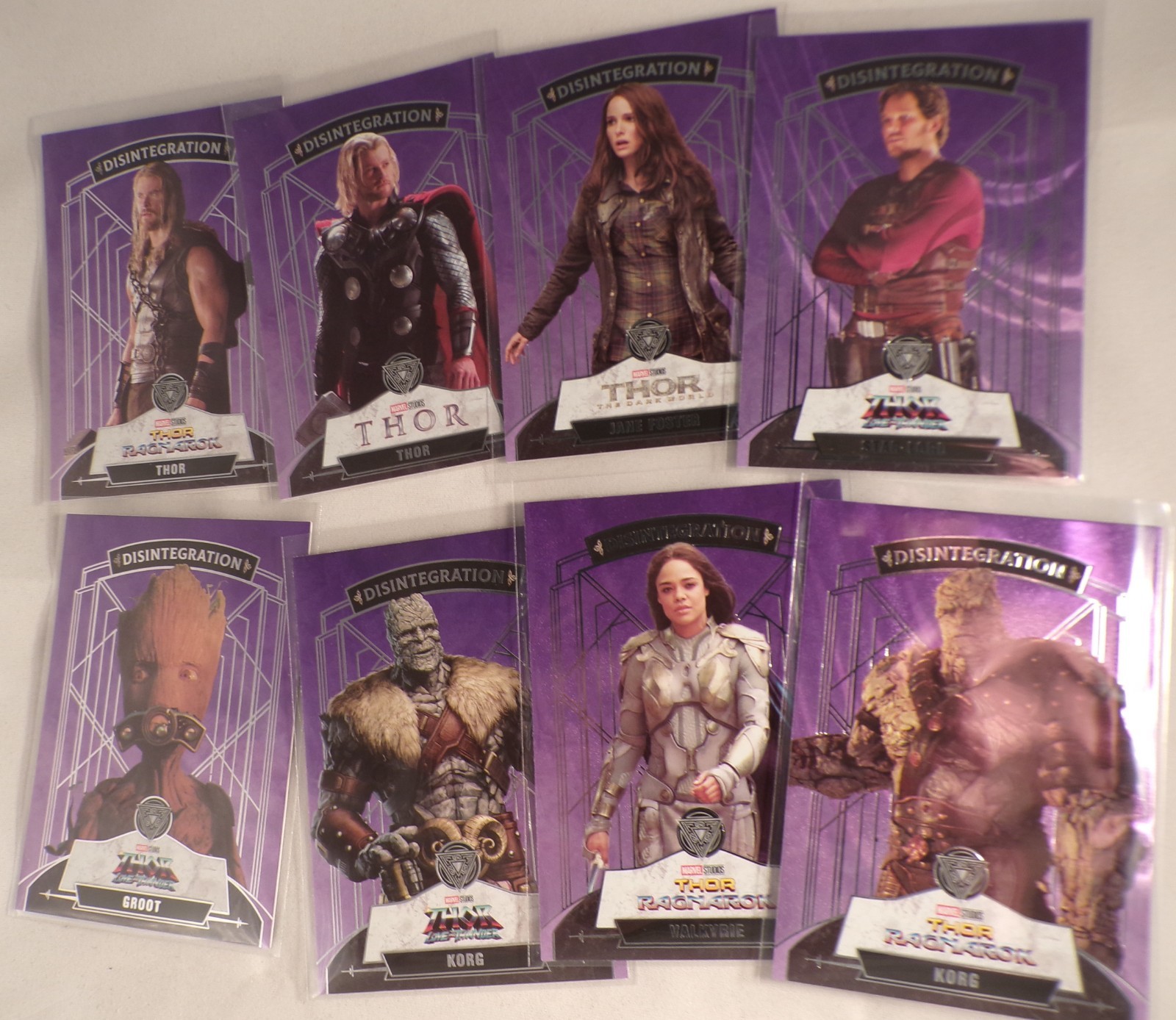 LOT of 20 2023 THOR Finding Unicorn Marvel Disintegration PURPLE /100