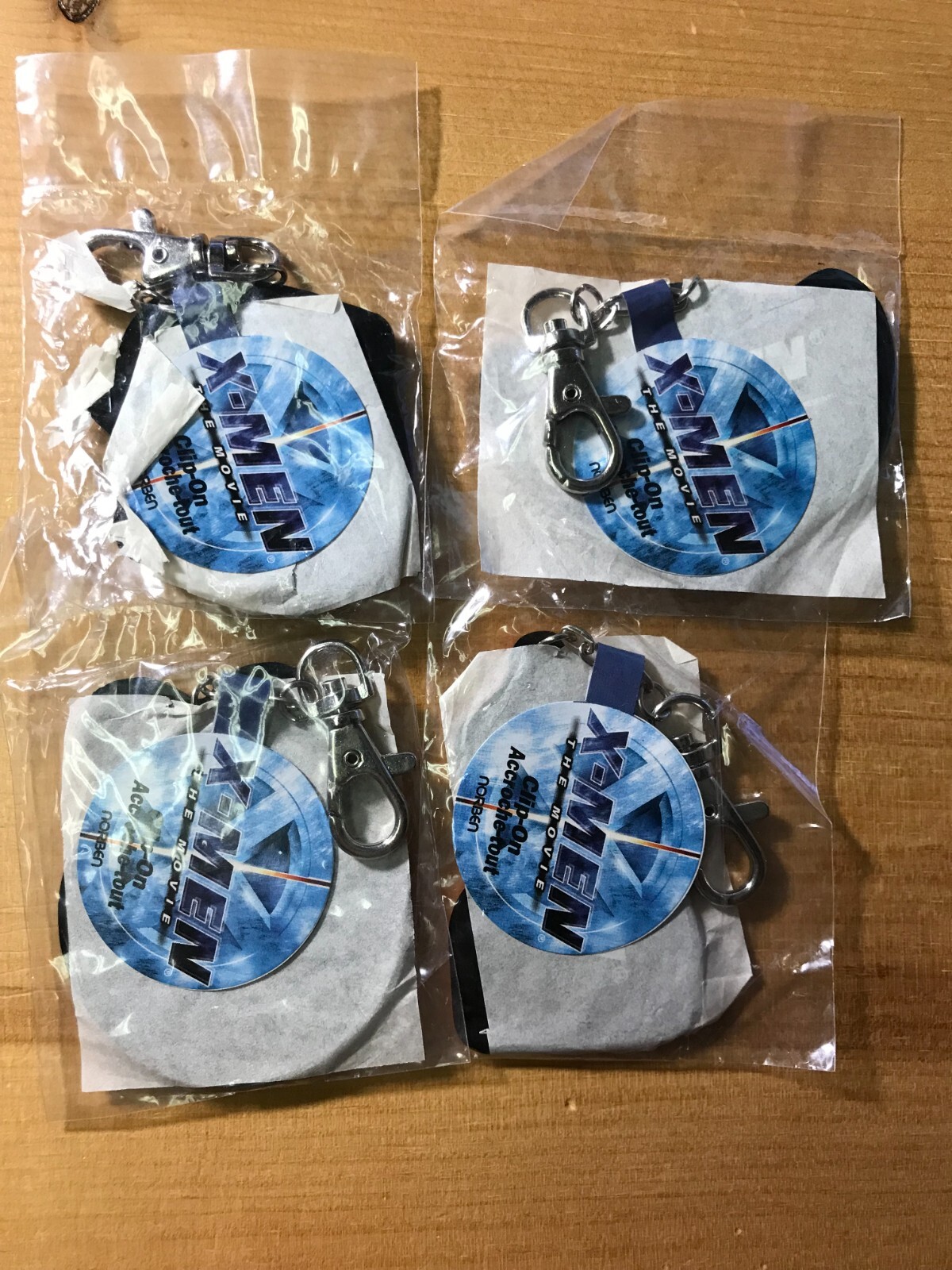 4 Millennium New Keychain Clips MARVEL COMICS XMEN Wolverin Storm Cyclop
