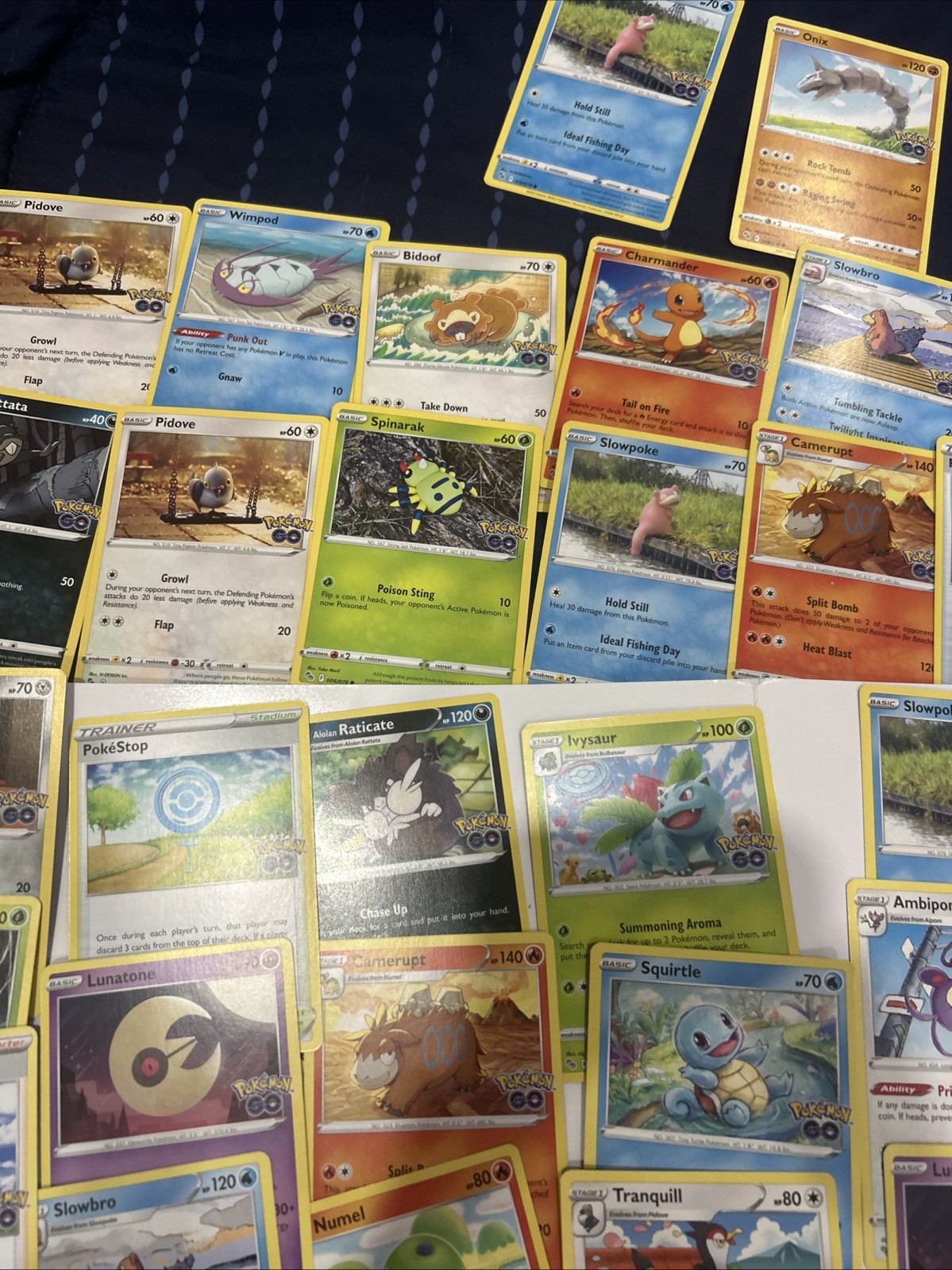 Lot Of 48 Pokemon Go Basic Cards Only Good Conditions Look In The Pictures