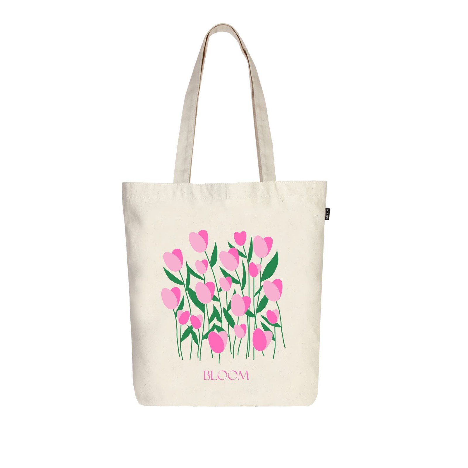 Ecoright Canvas Tote Bag with Zipper Women Beach Grocery Daily Use