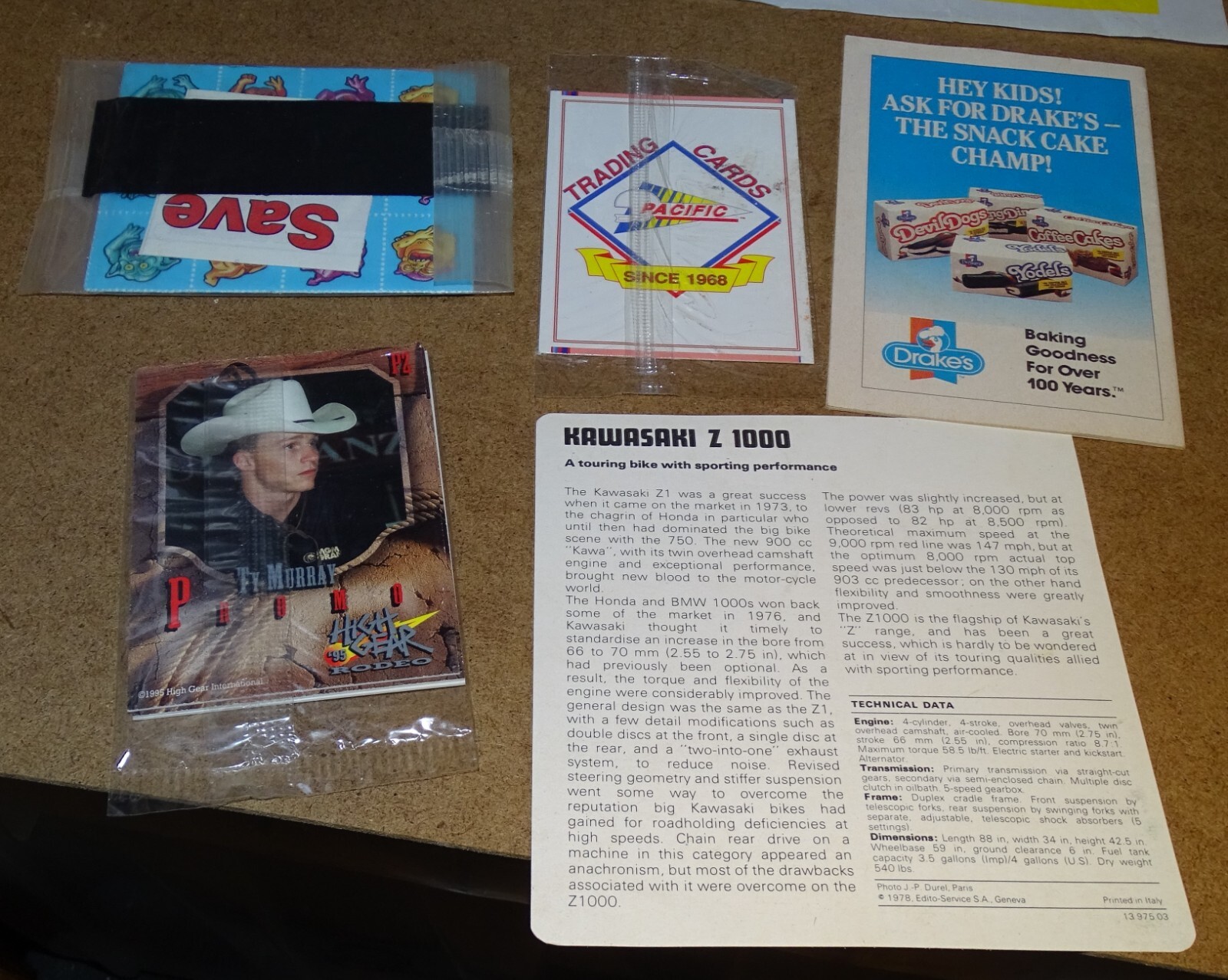 Odd Stuff – Spiderman Drakes / Cards (Australian, Rodeo, Meanie Babies) etc.
