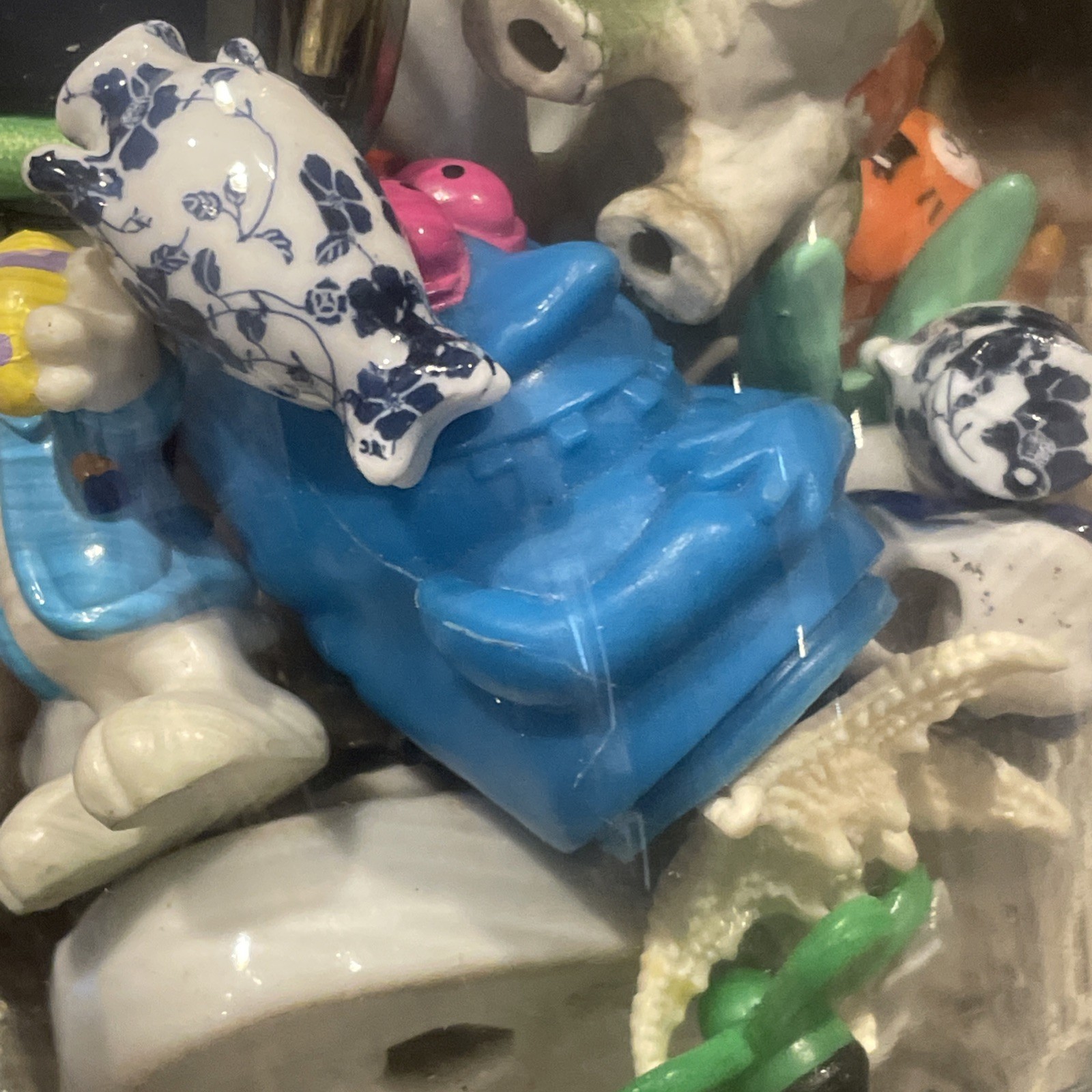 Mystery Trinket Jar With Vintage To Present Toys Figurines Collectibles & More