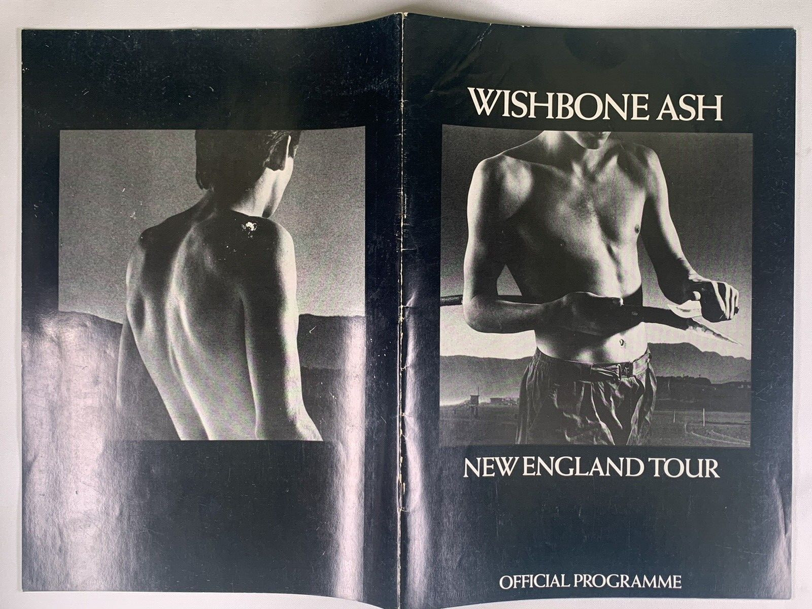 Wishbone Ash Powell Turner Programme Original Vintage New England Tour 1976