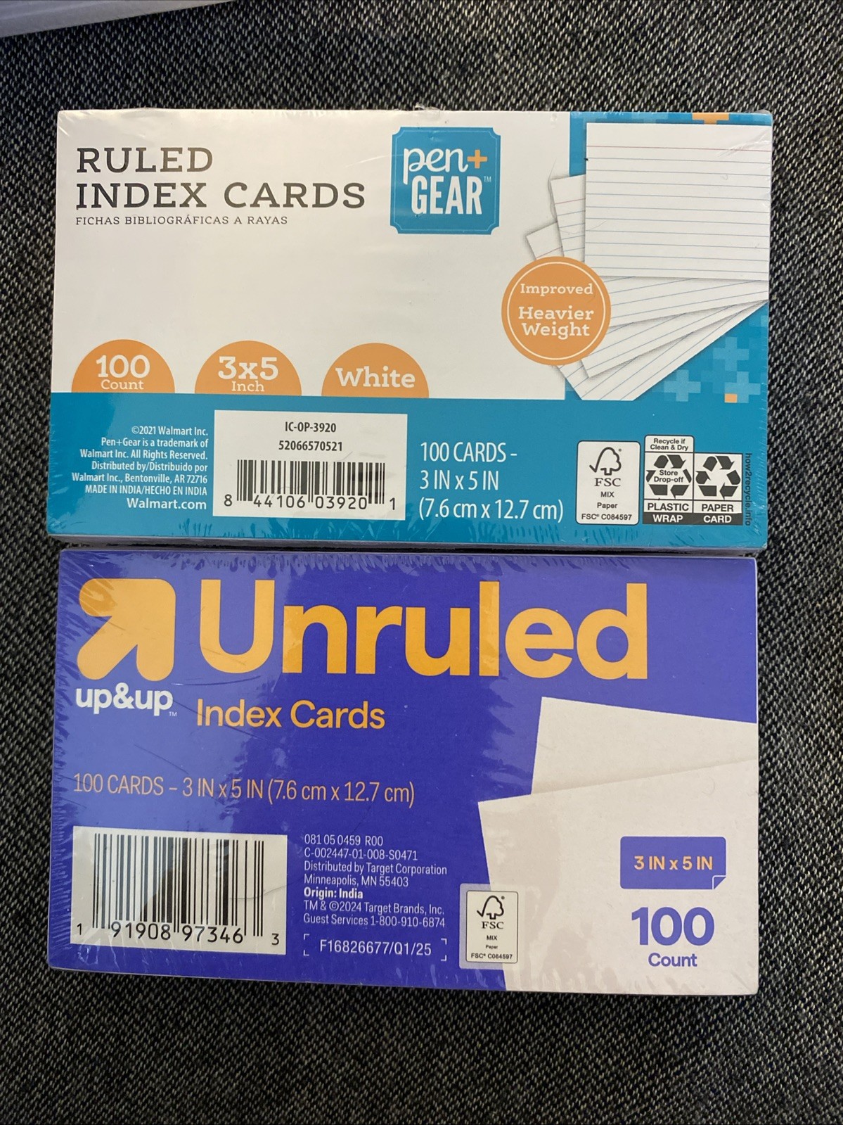 Junk Drawer Home Office, School Supply Lot – Pen, Tags, Index Cards