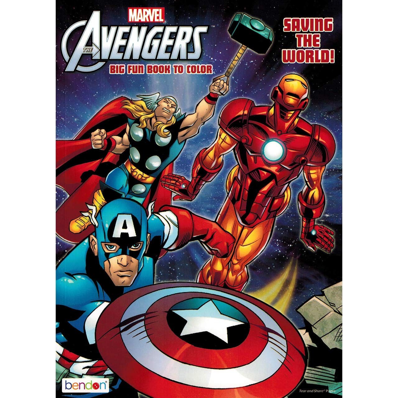 Marvel Avengers Big Fun Book to Color – 80 Pages