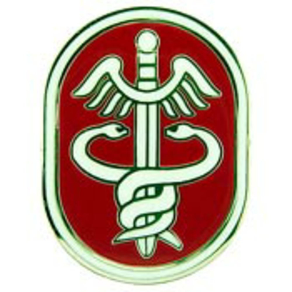 EagleEmblems P15092 PIN-Army,Medic,USA Health (1”)