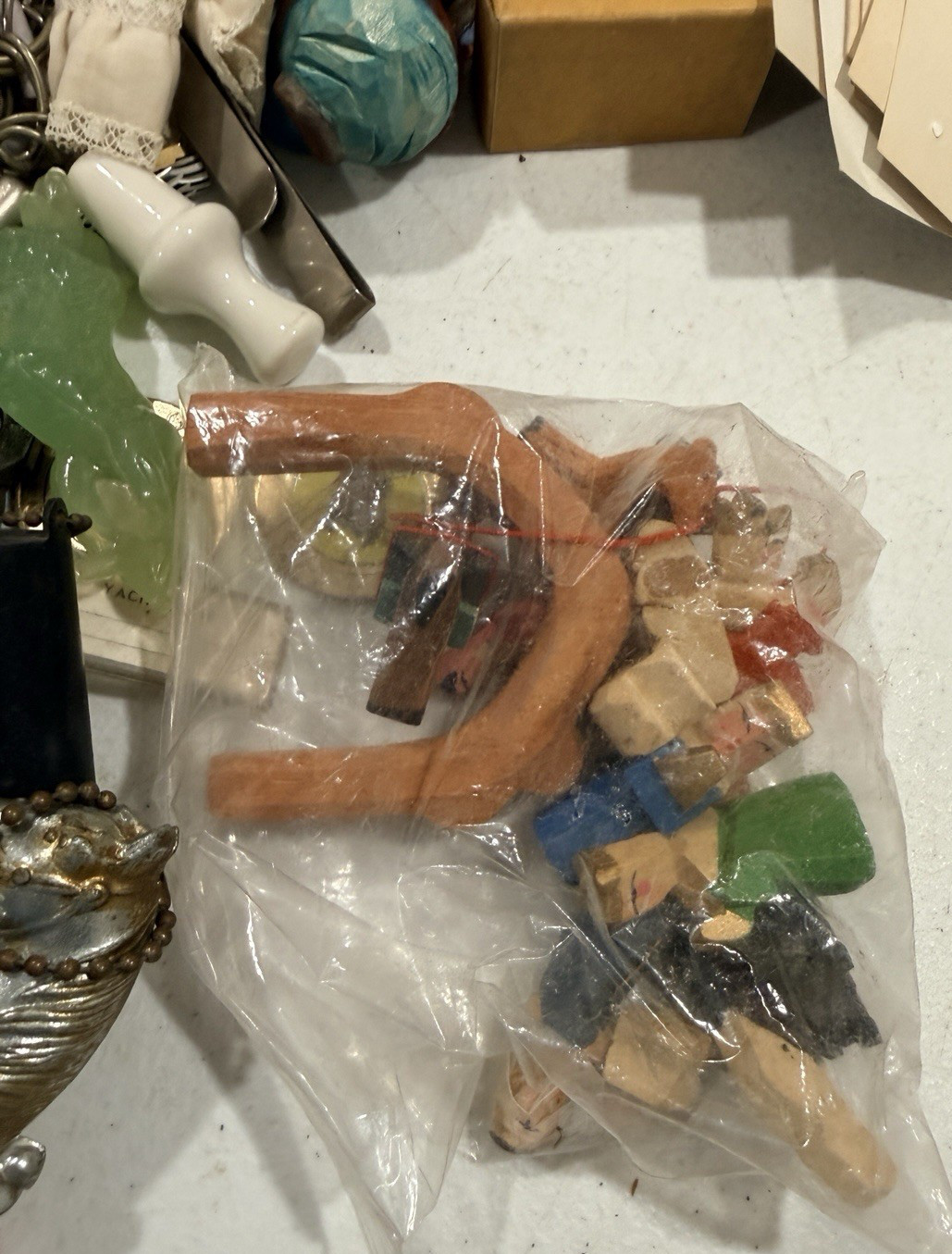 Huge Junk Drawer Lot Assorted Vtg Items Wood Metal Ephemera Figures MUCH MORE