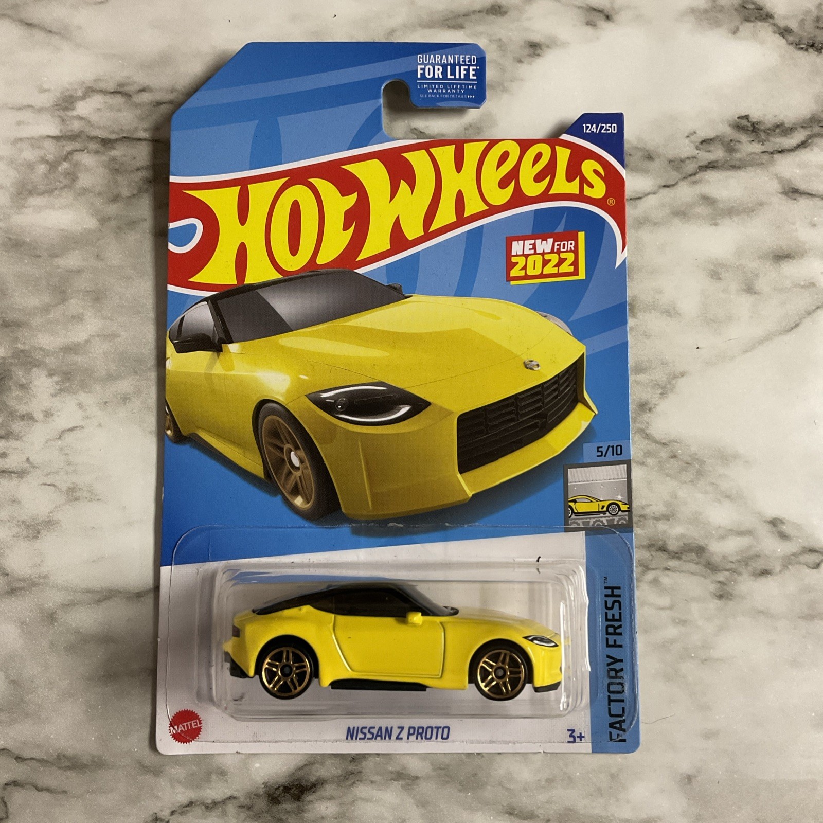 2022 HOT WHEELS NISSAN Z PROTO FACTORY FRESH #5/10 YELLOW DIECAST 1:64 SCALE NEW