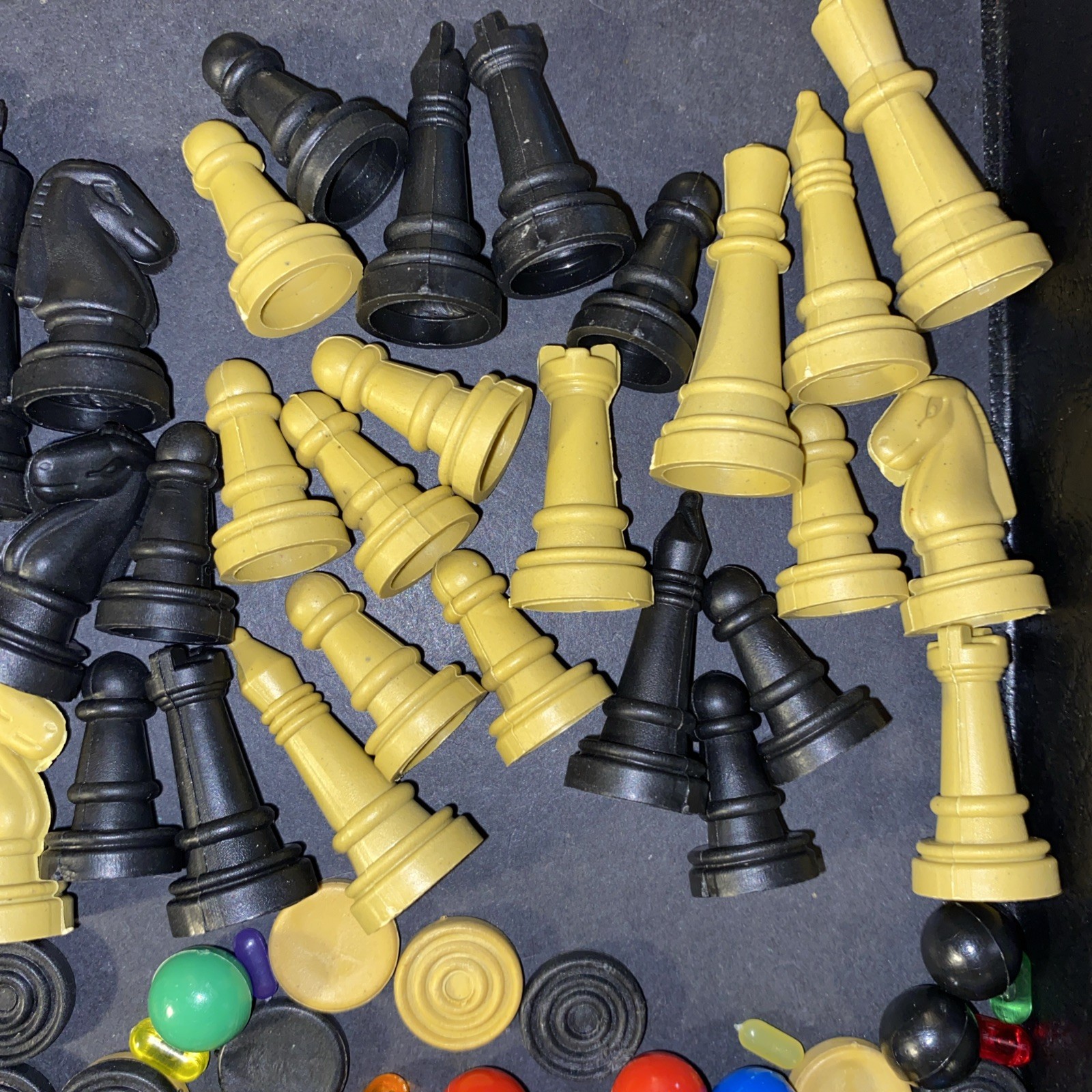 Junk Drawer Plastic Game Piece Lot