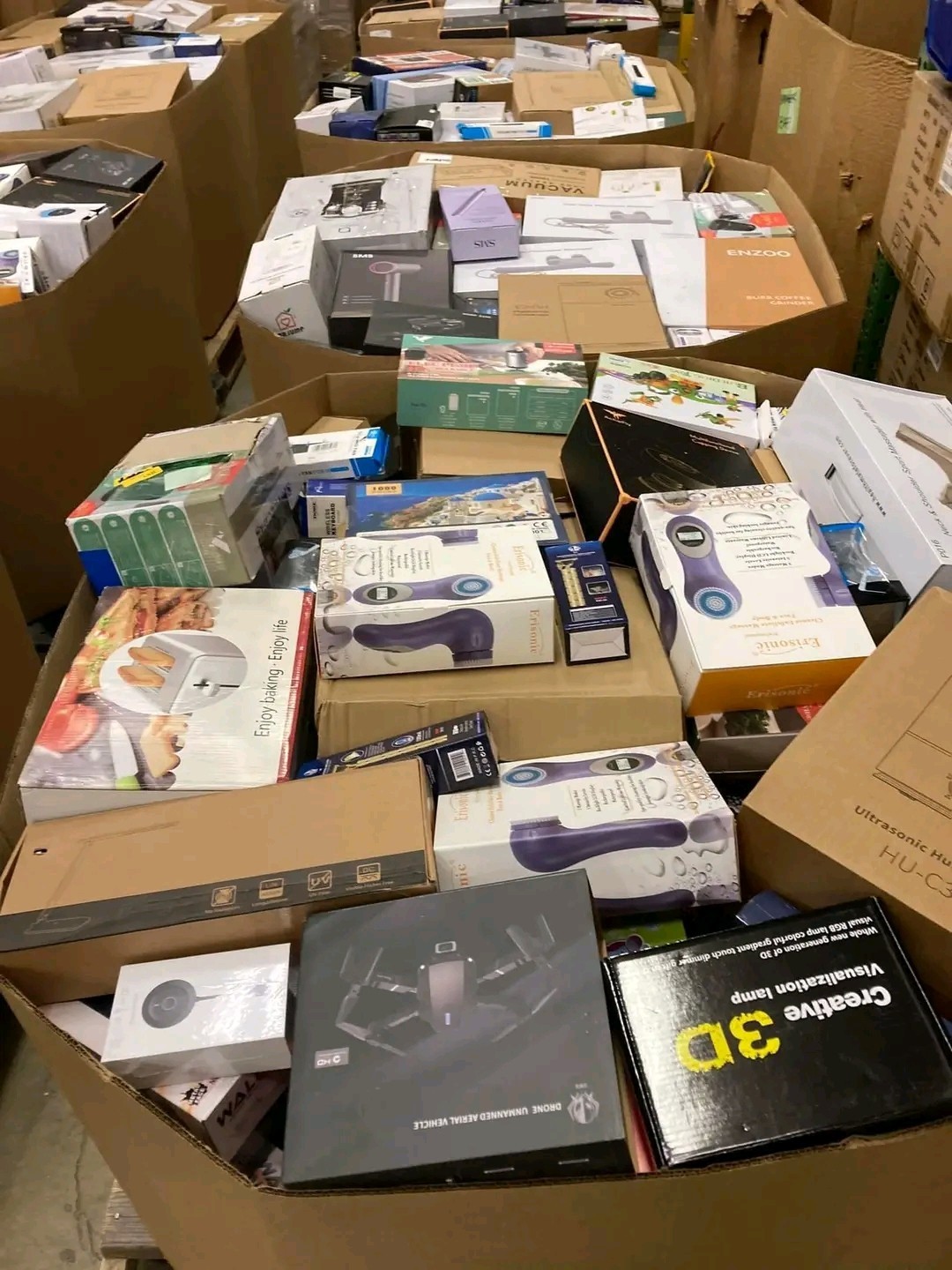 HIGH PROFIT Amazon Walmart Wholesale Lot: NEW Factory Sealed Home & Tech Mix