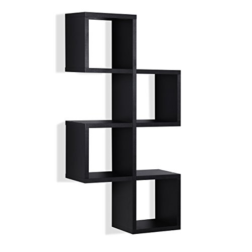 Danya B. Cubby Chessboard Wall Shelf ‚Äì Black
