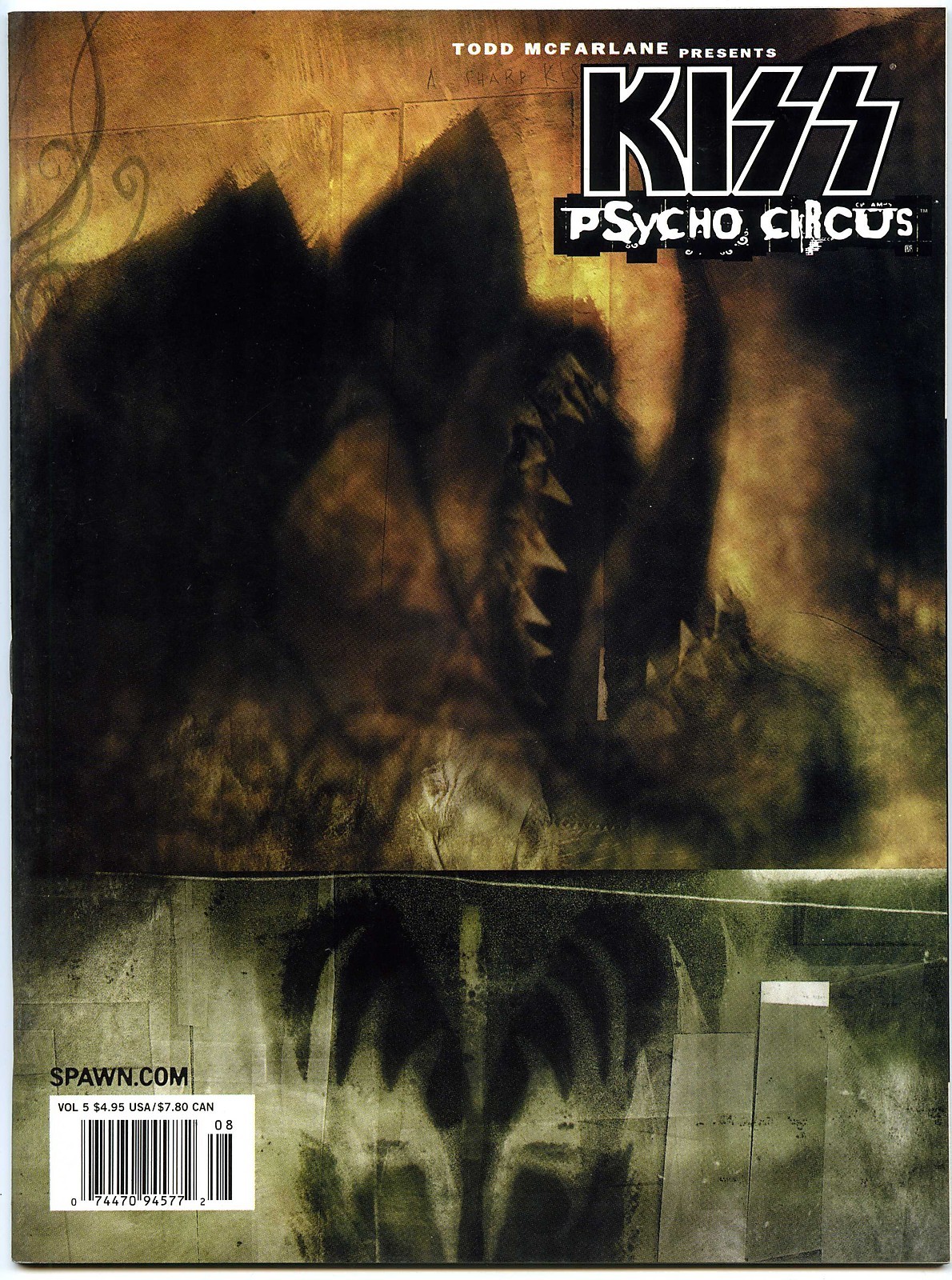 LOT OF 10 KISS Magazine Size Comic Book: Psycho Circus Apr 2000 1st Print, ex/nm