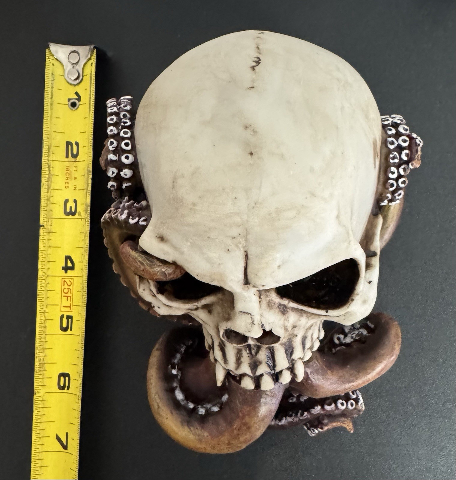 Pacific Giftware Kraken Octopus Skull Figurine, Nautical Pirate Decor, 6.5″