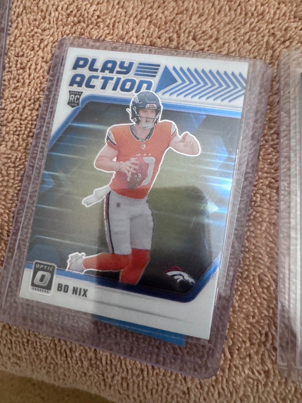 Bo Nix Rookie Card Lot (12) Denver Broncos RC Inserts Prizm Topps Chrome Select