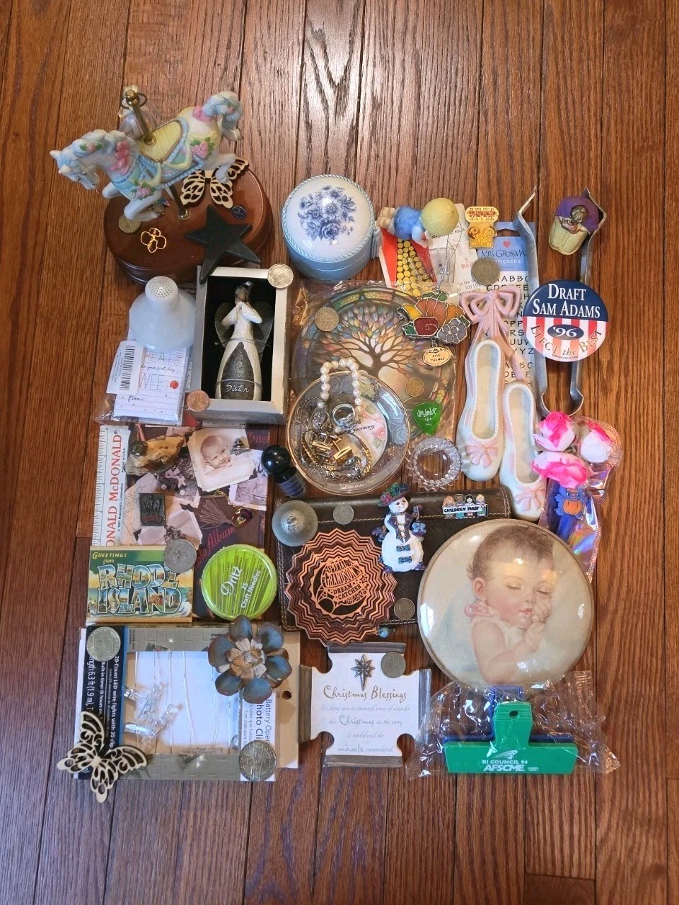 VINTAGE JUNK DRAWER LOT Coins Pins Collectibles And More!