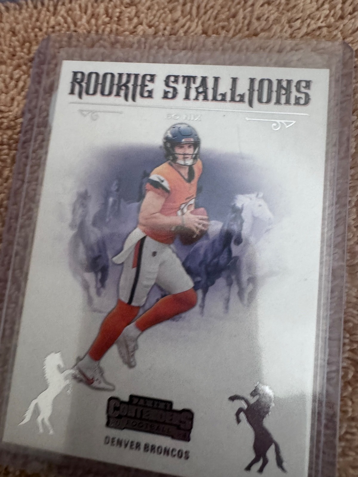 Bo Nix Rookie Card Lot (12) Denver Broncos RC Inserts Prizm Topps Chrome Select