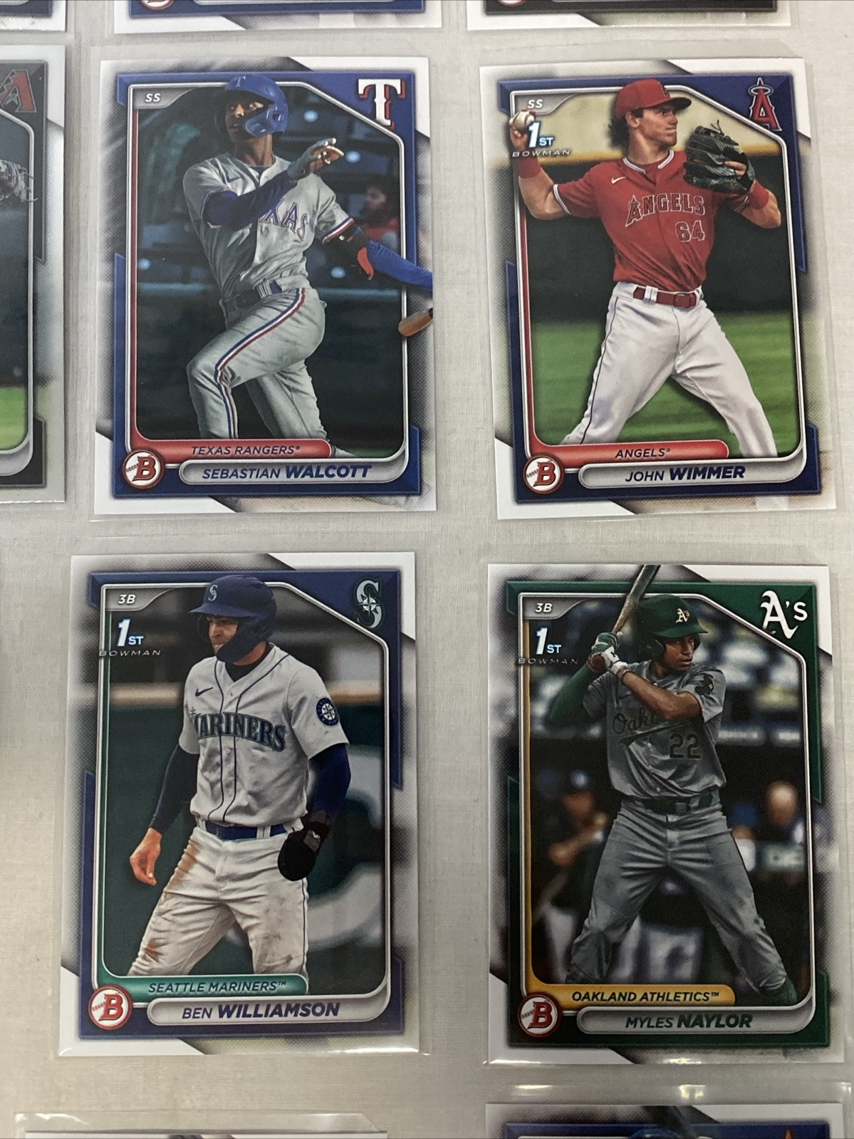 2024 1st Bowman Chrome + Mega Box & Paper Lot Of 28 Prospects