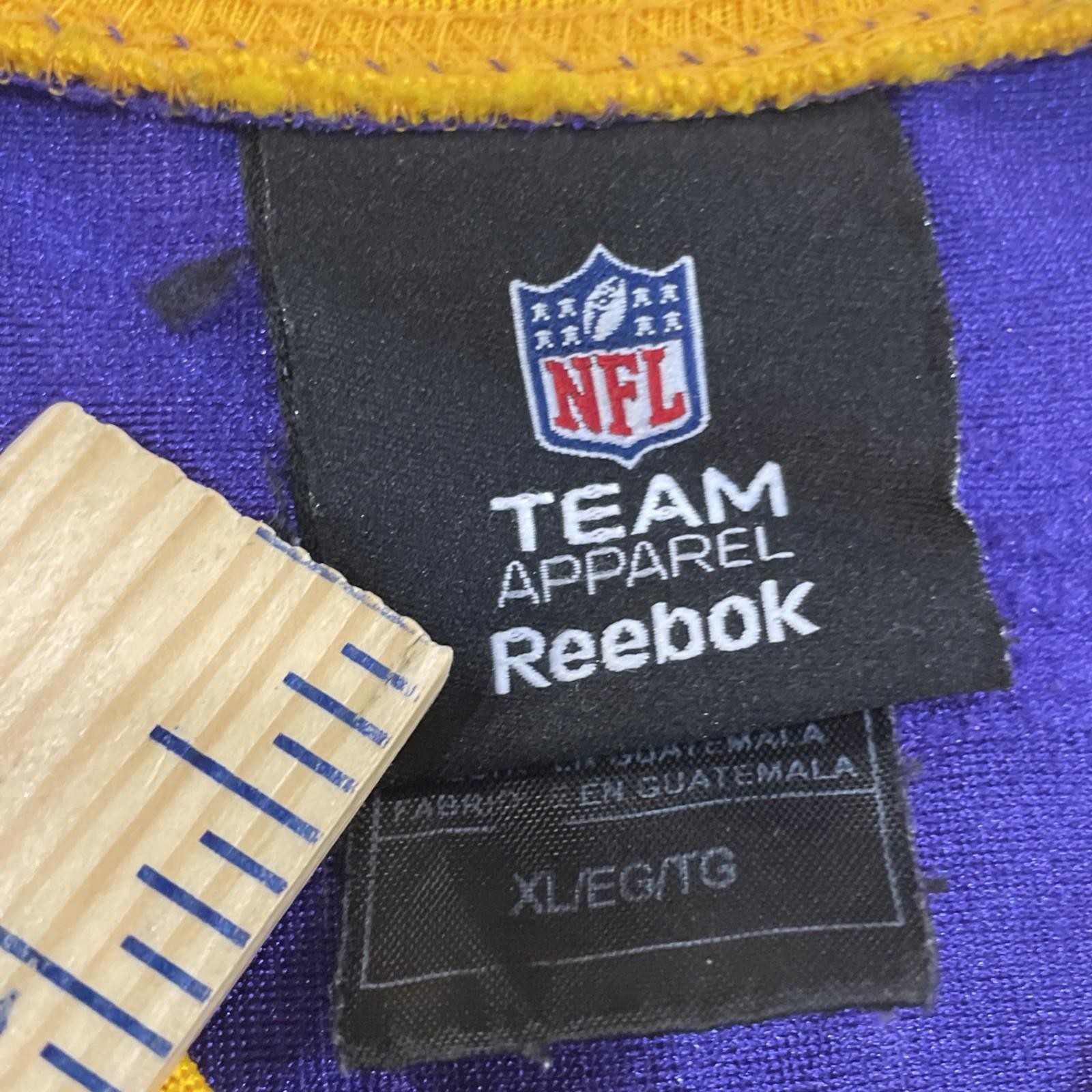 NFL Reebok Minnesota Vikings #28 Adrian Peterson Men’s Size XL Jersey Purple