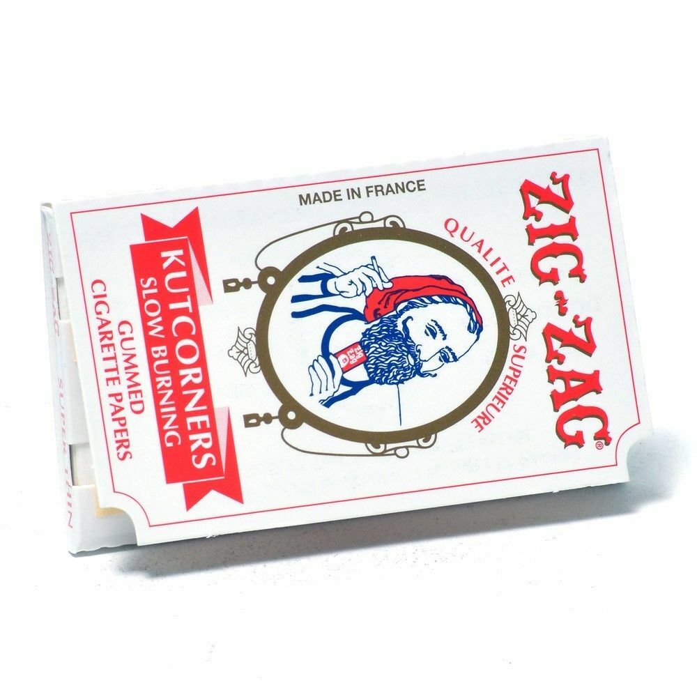 Zig-Zag White KutCorners – 5 PACKS – Zig Zag Rolling Papers Cut Corner