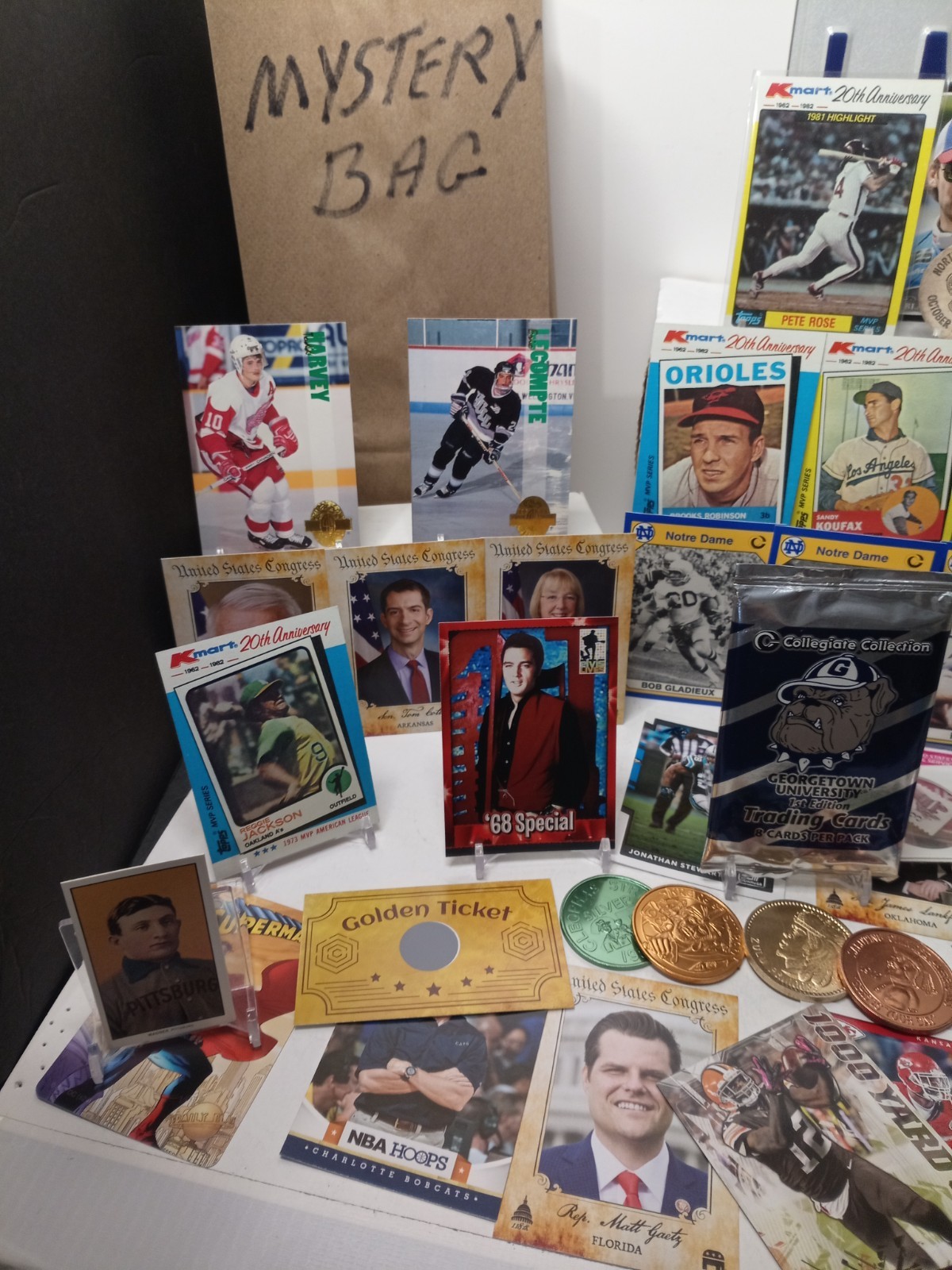 Large Junk Drawer Lot Mixed Collectibles, Coins, Cards & Misc Collectibles, #JD