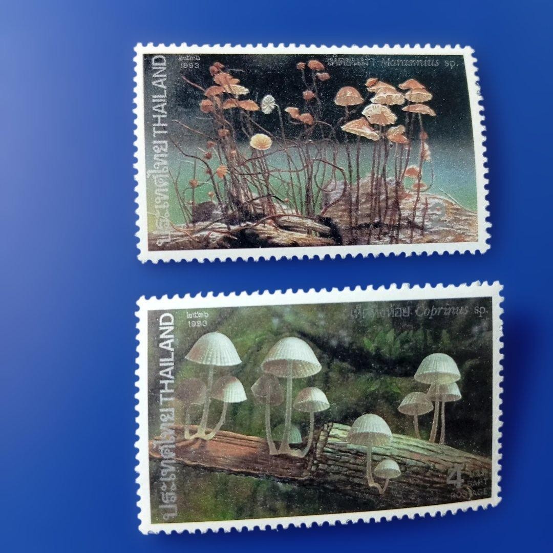 Foreign Stamp Thailand 1993 Natural Environment Protection Mushroom 4V