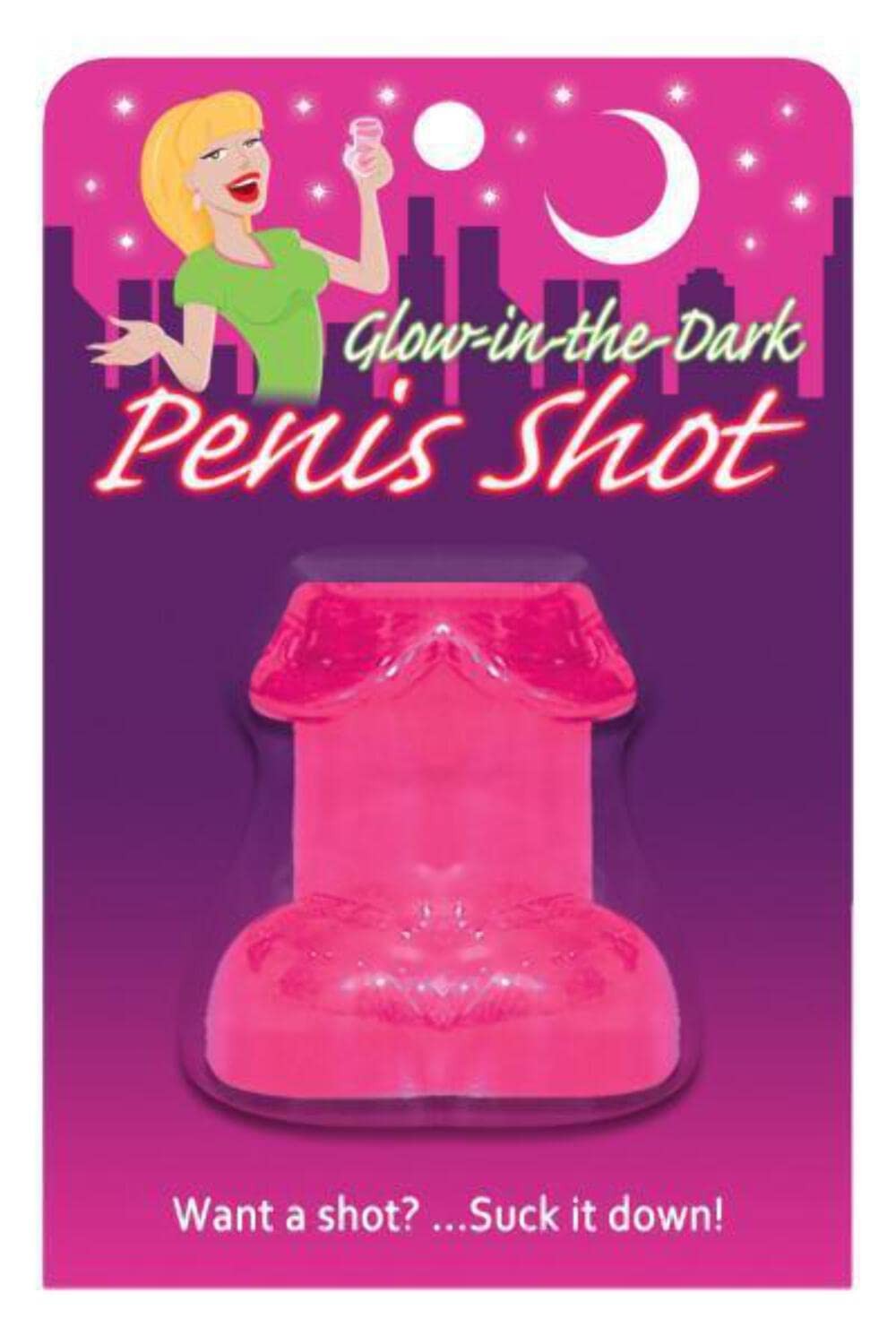 Kheper Games Glow Dark Penis Shot Game Pink Kheper Games Mixed Materials