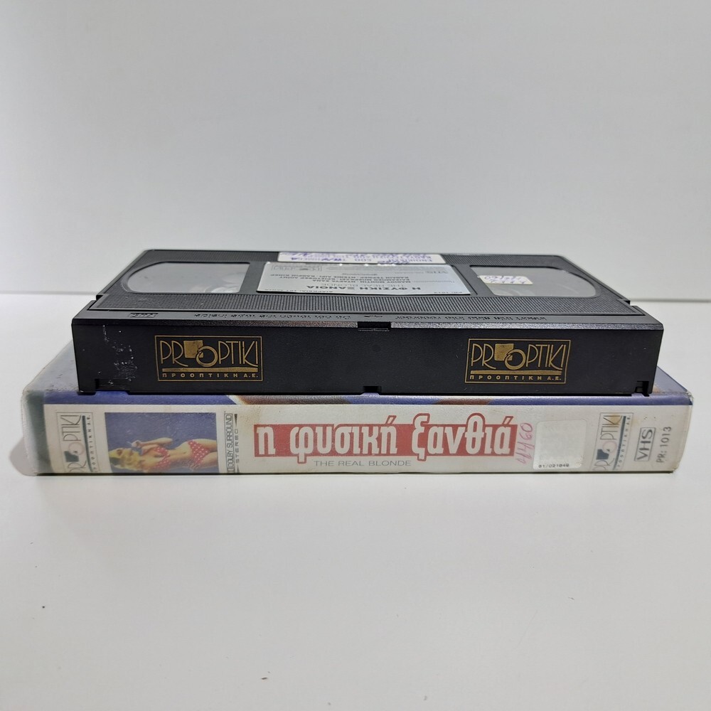 ROMANCE VHS TAPE The Real Blonde 1997 GREEK SUBS PAL Matthew Modine ZS