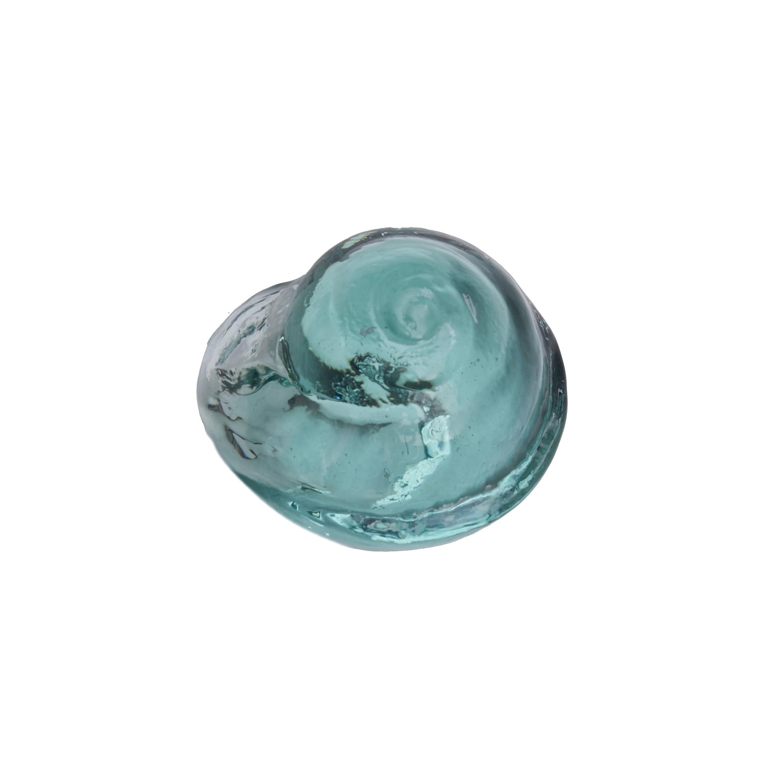 Beachcombers Shell Round Glass Art, 3-inches Length, Home Decor Accessories