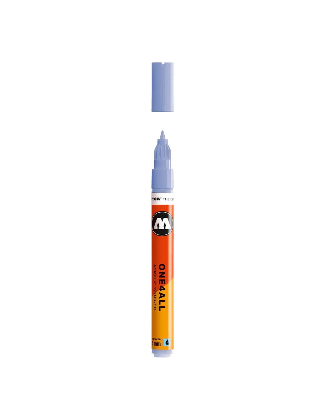 MOLOTOW ONE4ALL Acrylic Paint Marker 1.5mm Blue Violet Pastel 127.428