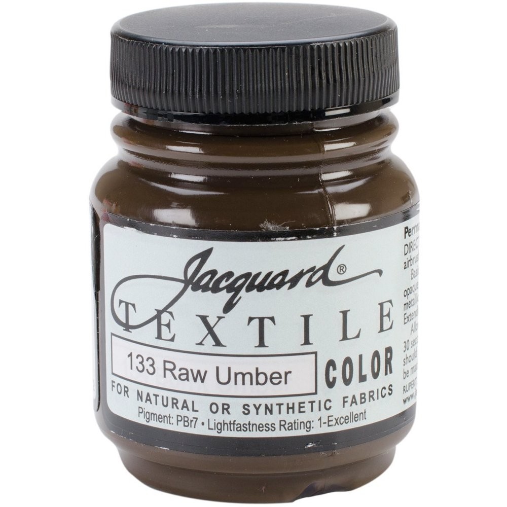 Jacquard Textile Paint 2.25 Oz Raw Umber