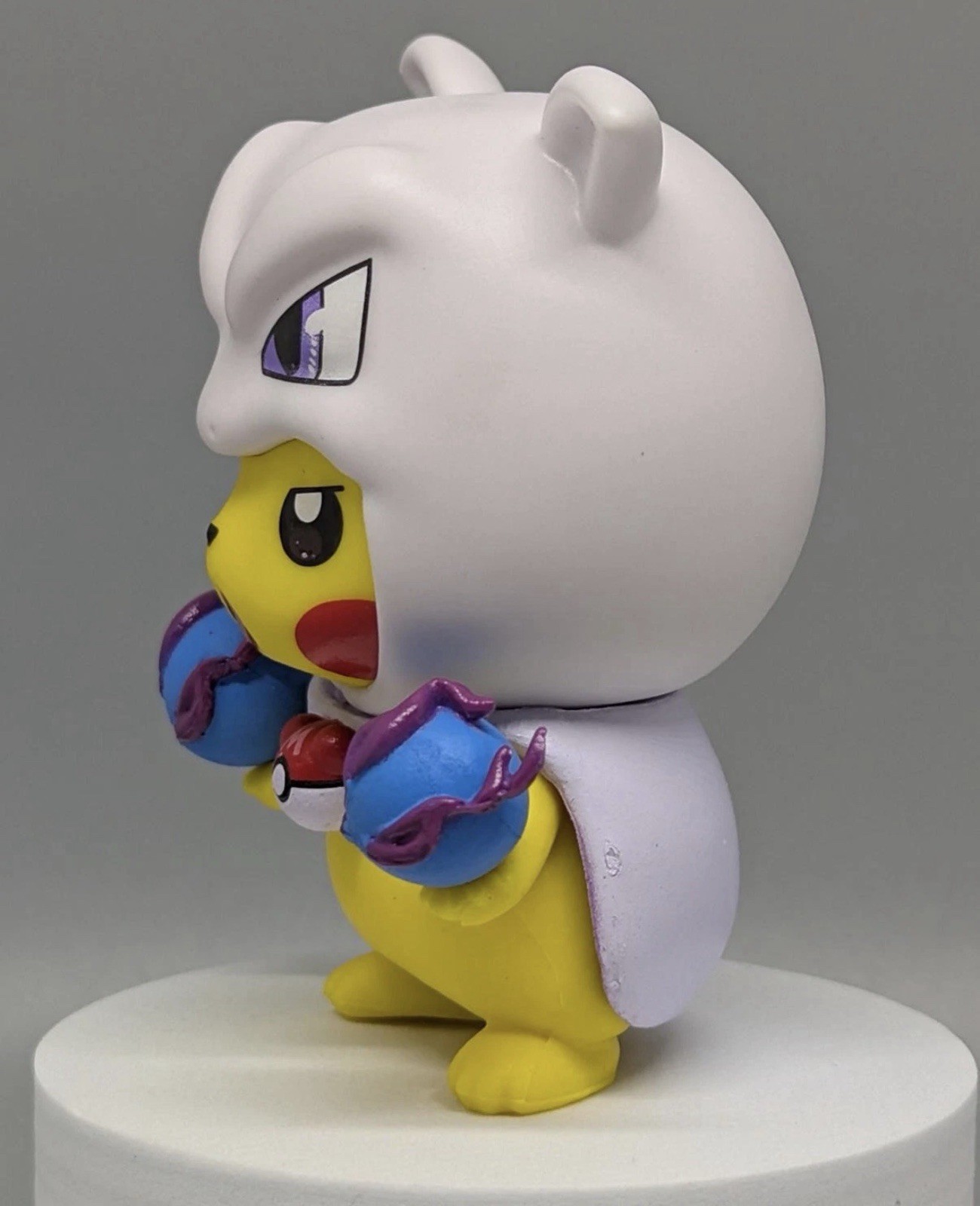 Pikachu Mewtwo Cosplay Figure Collectible Pokemon Style Anime Toy NEW!
