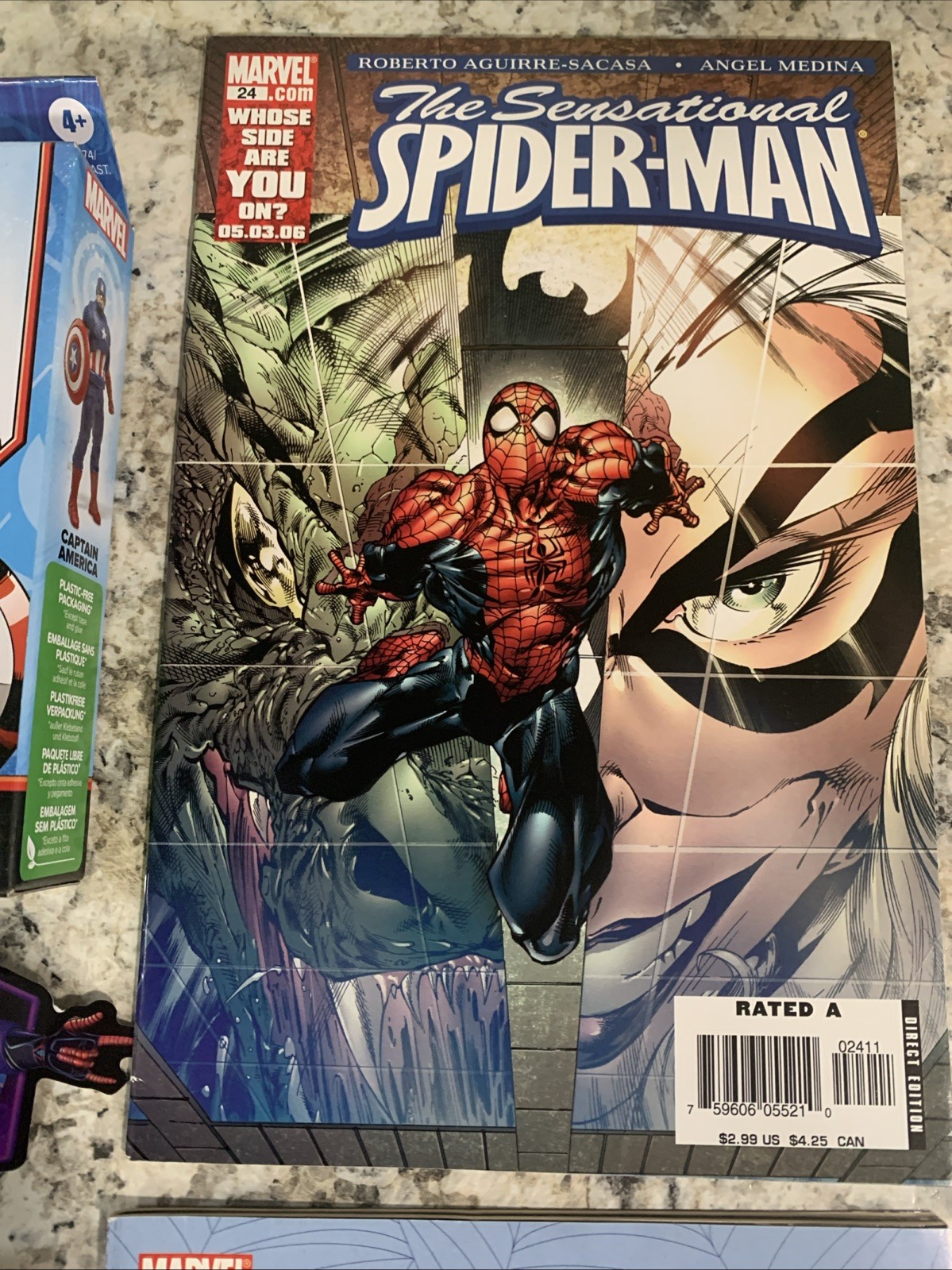 Junk Drawer Marvel Spiderman Themed Collector Items Comics Action Figures & More