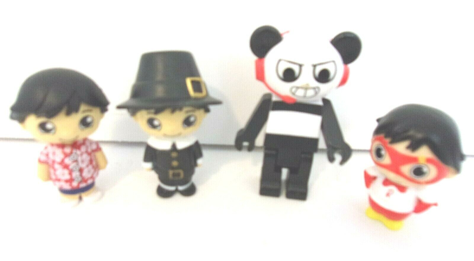 Jada Toys Ryans World Collectible Figures Black Red White Set Of 4 IN STOCK