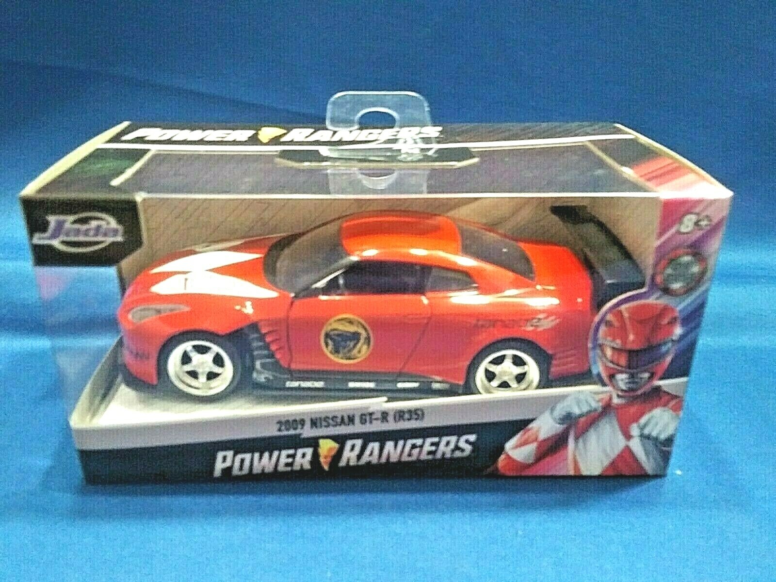 Power Rangers 2009 Nissan GT-R (R35) Jada Diecast 1:32 Scale Ages 8 & Up New