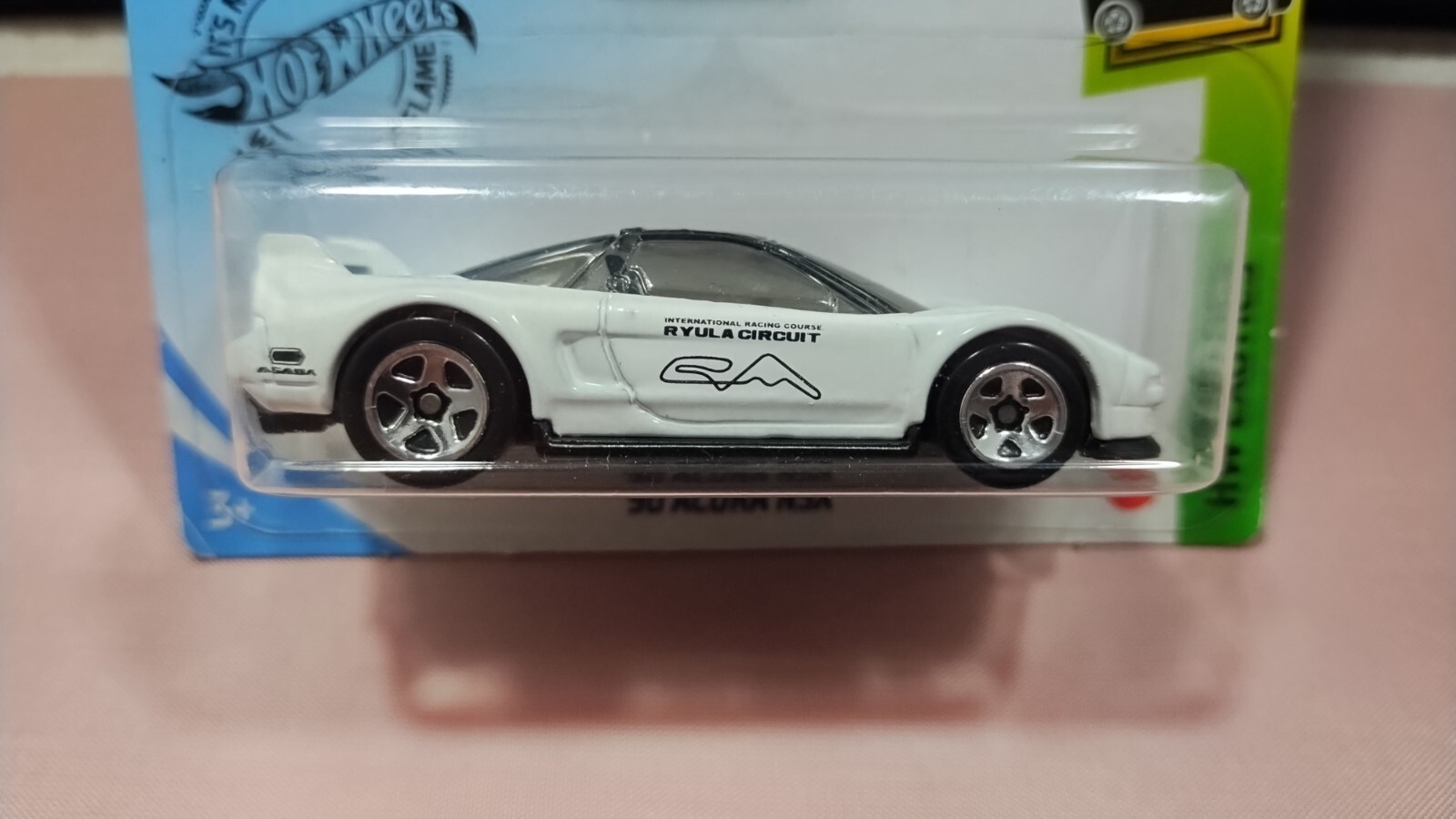 Hot Wheels ’90 Acura NSX HW Exotics #6/10 White Diecast 1:64 Scale Spoiler