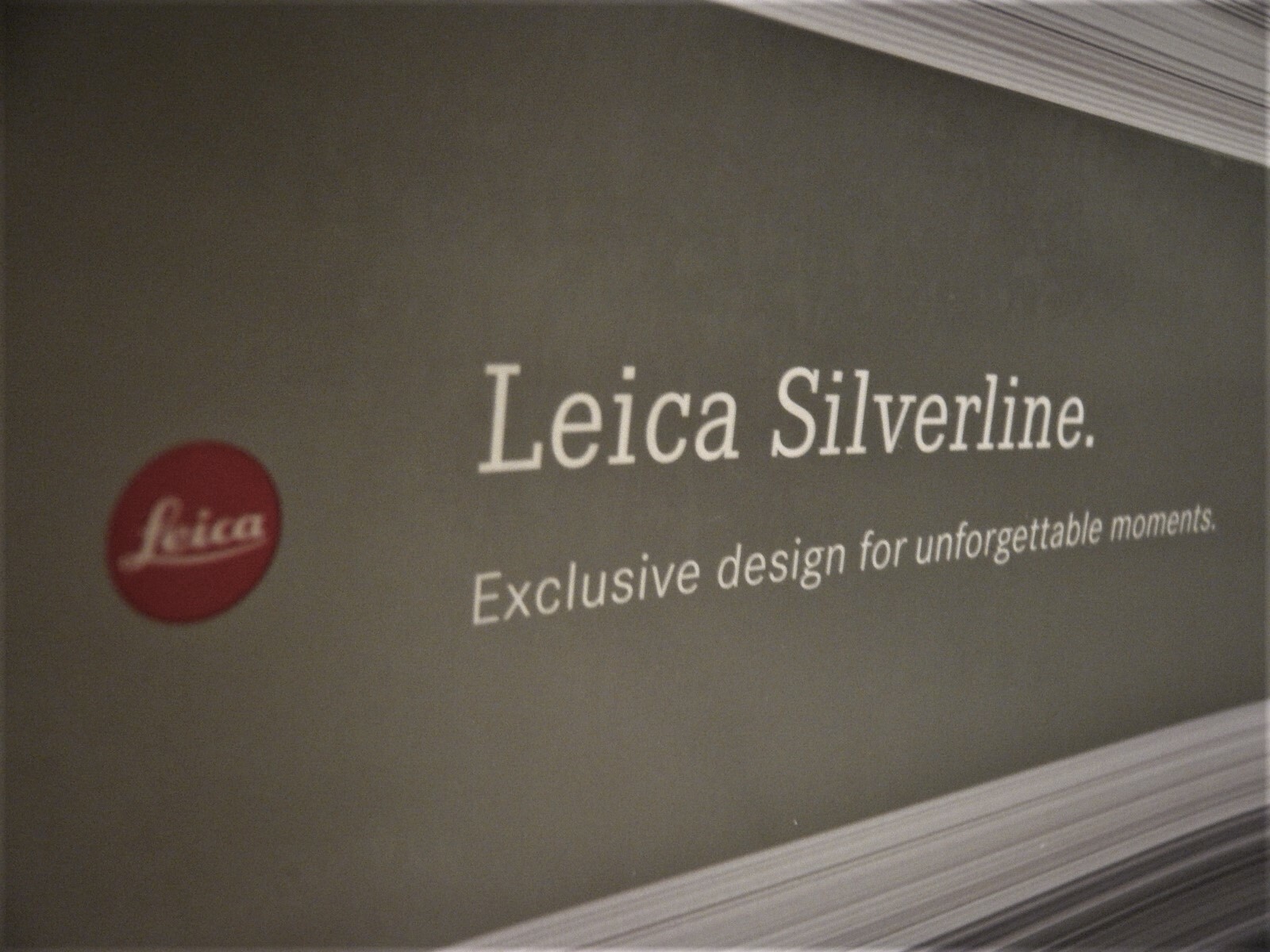 Leica SILVERLINE ( 16 pages English language specs brochure).NEW !
