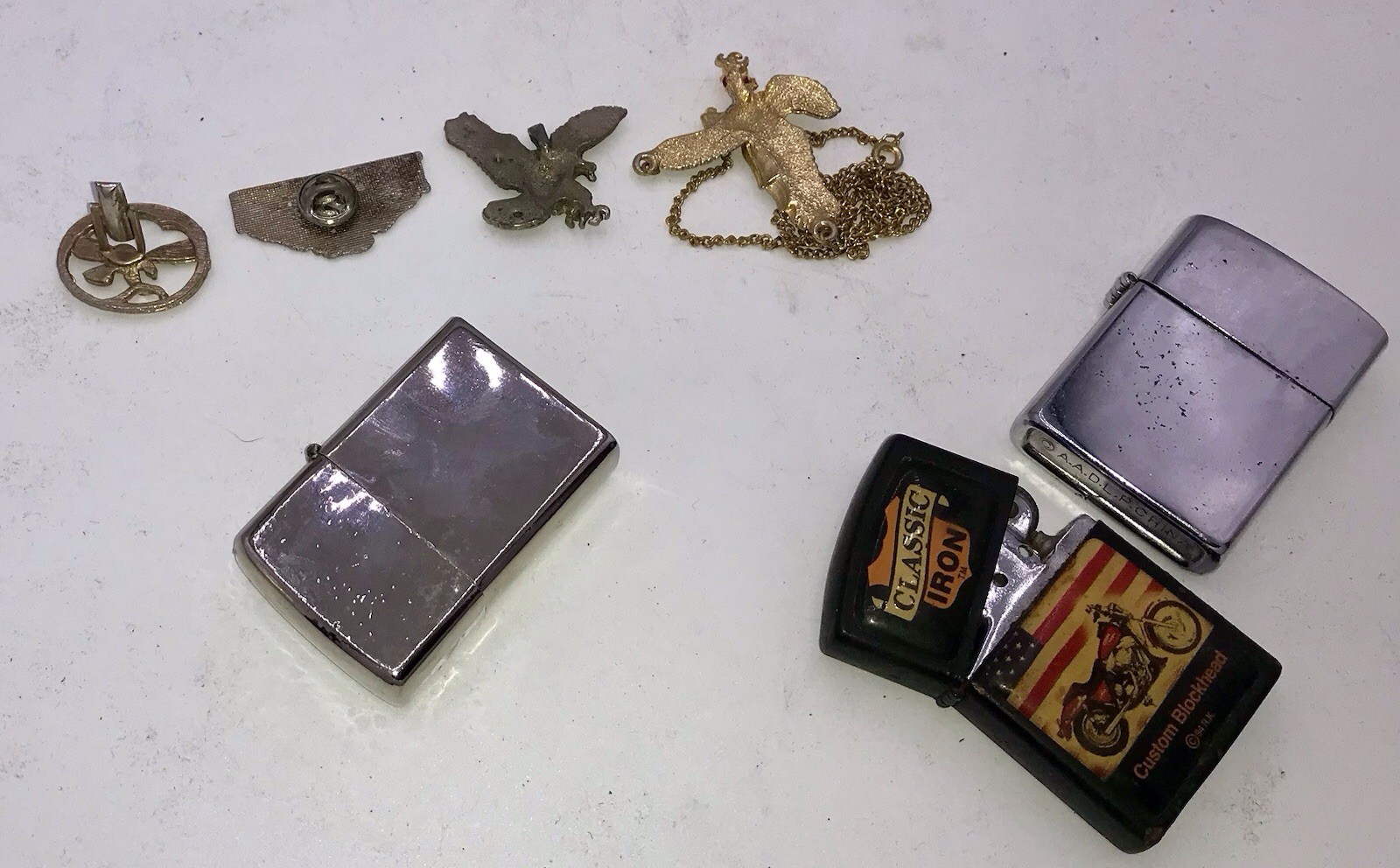 Vintage Lot Of Eagle Items