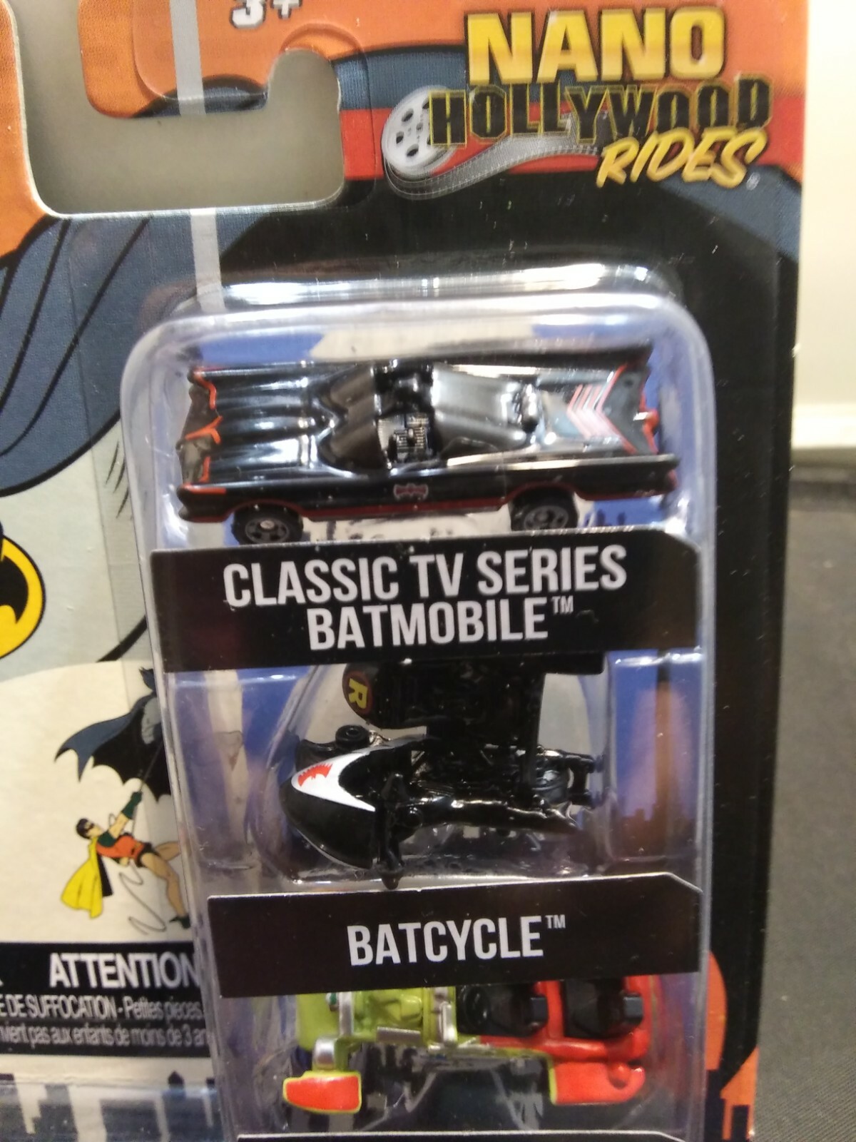 JADA NANO HOLLYWOOD RIDES BATMAN CLASSIC SERIES 3 PACK DC COMICS FREE SHIPPING.